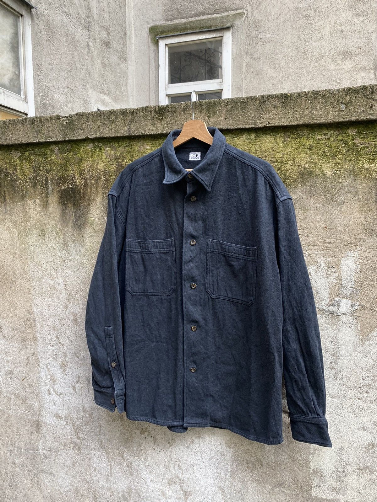 image of Archival Clothing x C P Company Vintage C.p. Company 90's Dense Heavy Work Jacket in Dark Grey (Siz