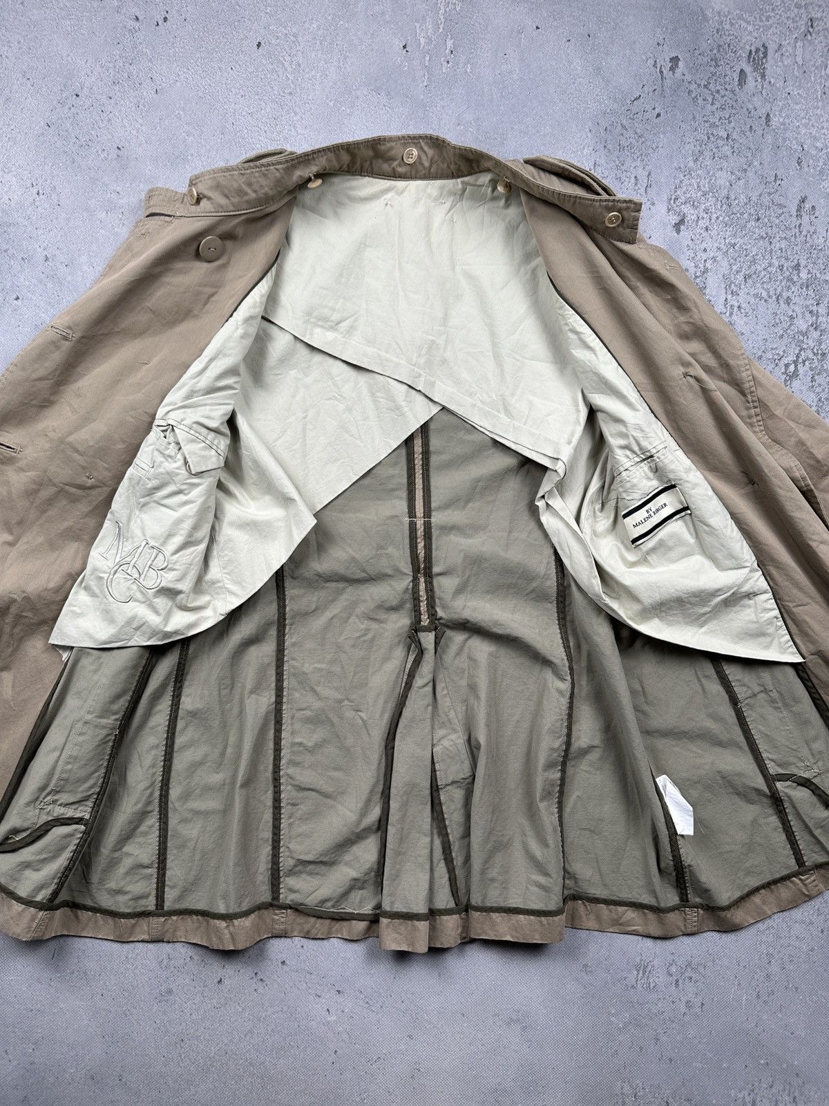 By Malene Birger By Malene Birger Vintage Trench Coat Belted Cotton Classic Size L / US 10 / IT 46 - 13 Thumbnail
