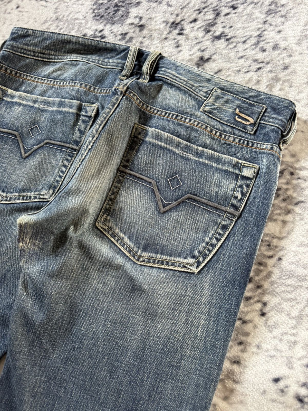 Diesel Diesel Fade Wash Zatiny Flared Jeans Italy Made Size US 34 / EU 50 - 13 Thumbnail