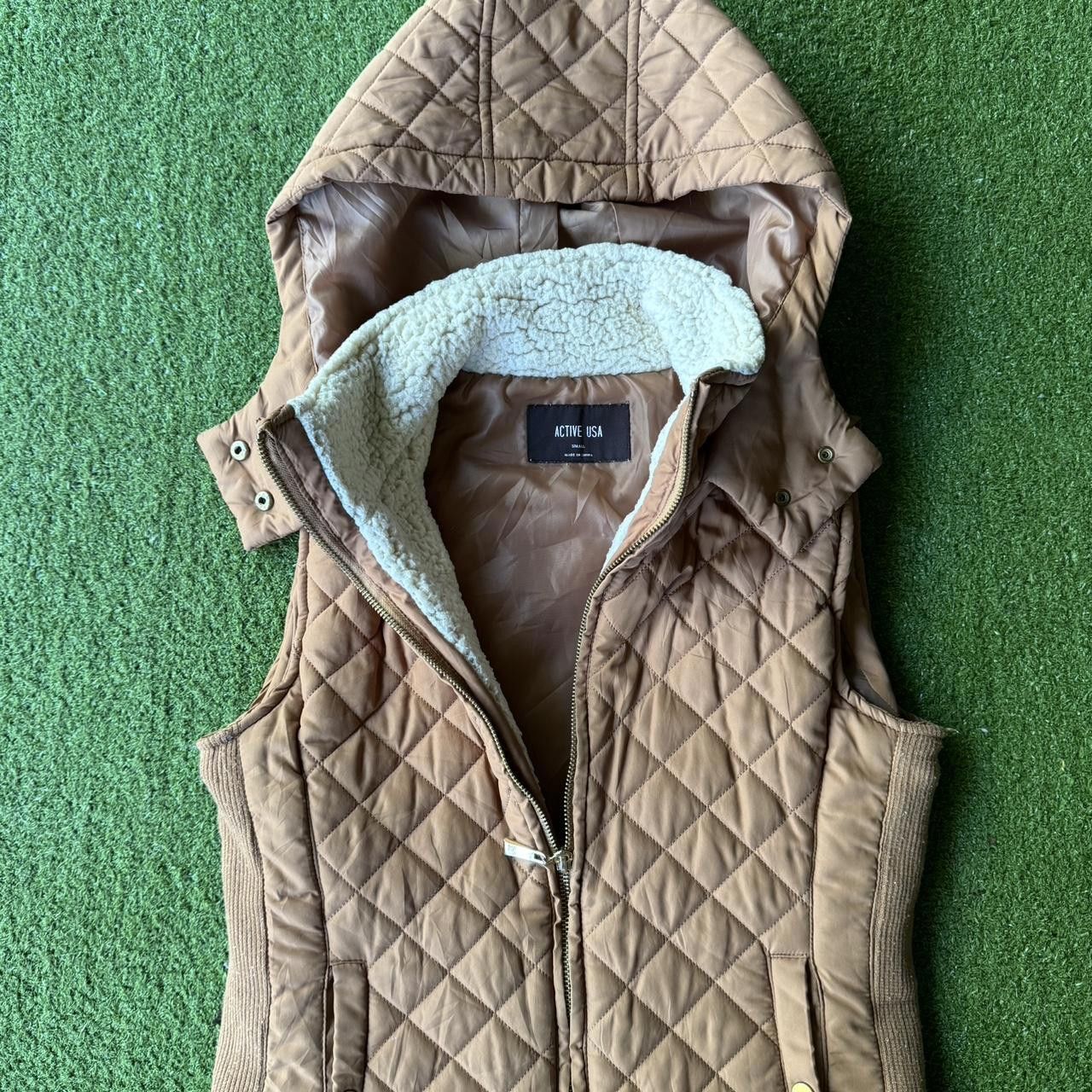 Designer Women's Brown and Tan Gilet Size S / US 4 / IT 40 - 2 Thumbnail