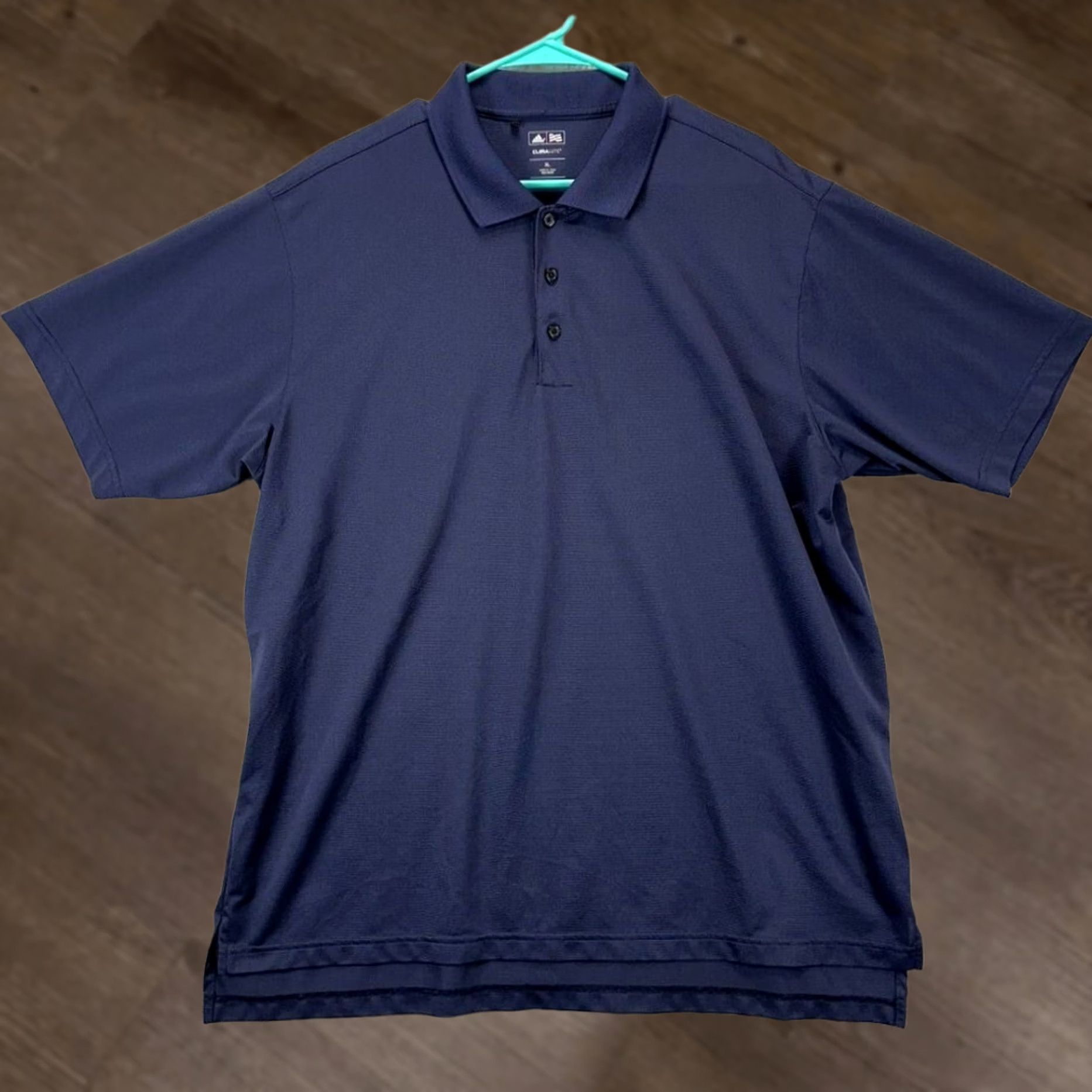 Adidas Adidas Shirt Mens Extra Large Navy Blue Climalite Polo Golf Rugby Short Sleeve Solid Nike? Size US XL / EU 56 / 4 - 1 Thumbnail