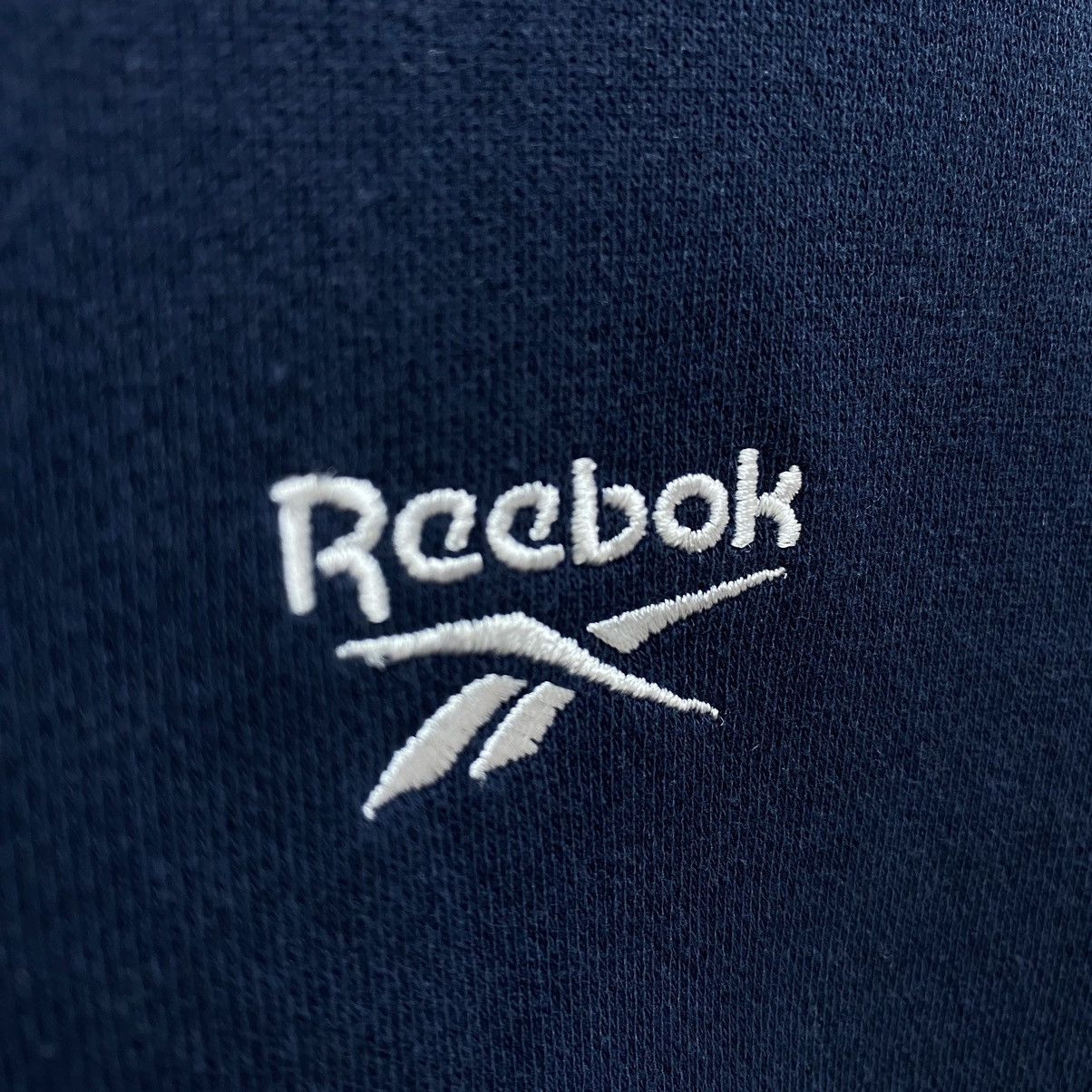 Reebok Reebok Quarter Zip Pullover Boxy Sweatshirt Blue Size 4L Size US XXL / EU 58 / 5 - 7 Thumbnail