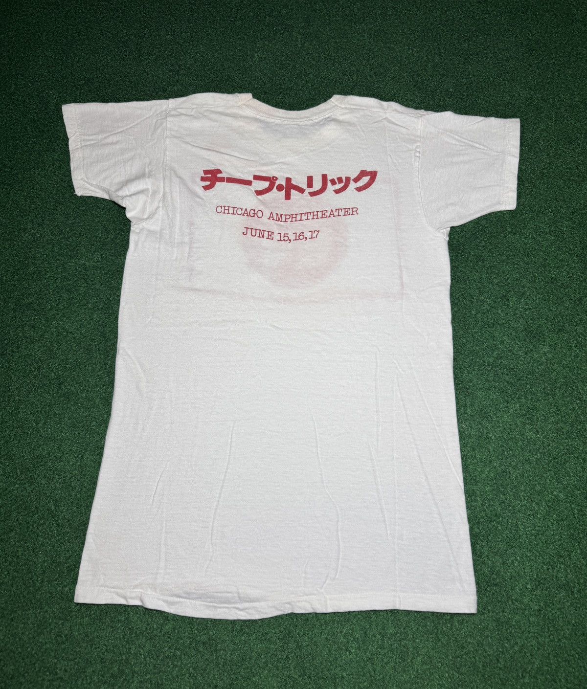 Band Tees × Vintage Vtg 80s Cheap Trick Japanese Flag Chicago Concert T Shirt Size US S / EU 44-46 / 1 - 4 Thumbnail