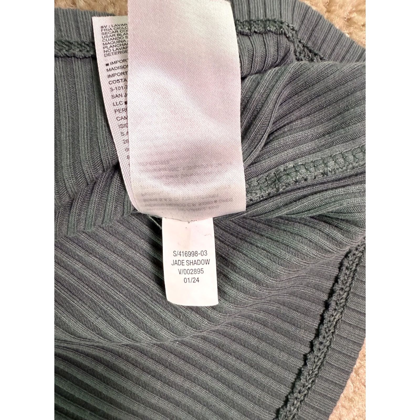 Old Navy Old Navy Women's Tank Top Gray Size Large Spaghetti Strap Rib-Knit Size L / US 10 / IT 46 - 5 Thumbnail