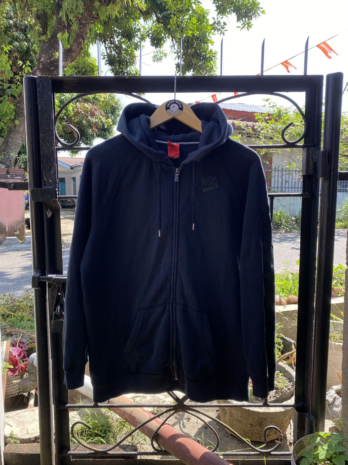Nike ZipperHOODIE NIKE “ JUST DO IT “ Size US L / EU 52-54 / 3 - 1 Thumbnail