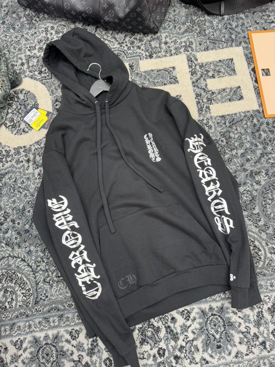 Chrome hearts eye chart logo hoodie