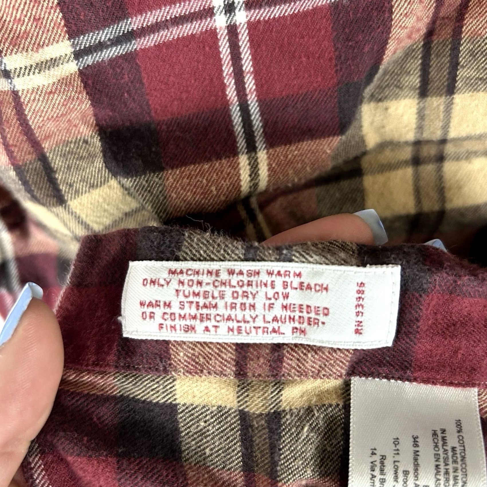 Brooks Brothers Brooks Brothers 346 Button-Up Flannel Shirt Men L Red Plaid Casual Long Sleeve Button-Down Collar Size US L / EU 52-54 / 3 - 4 Thumbnail