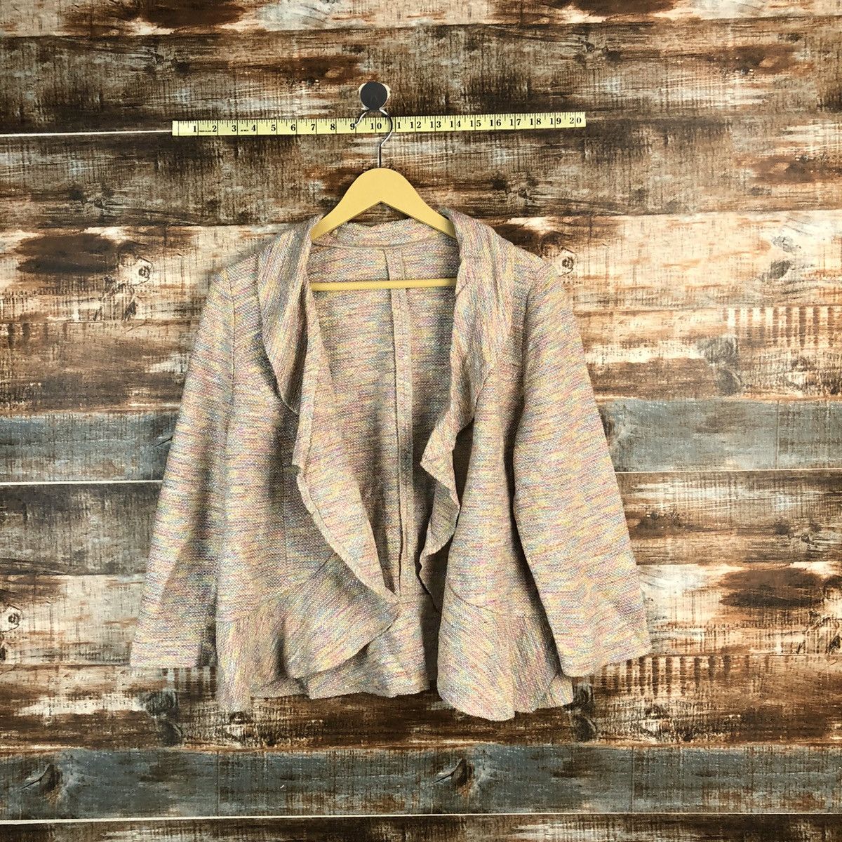 Japanese Brand Christian Aujard Liberte Pink Cardigan Knitwear #A2316 Size M / US 6-8 / IT 42-44 - 1 Thumbnail