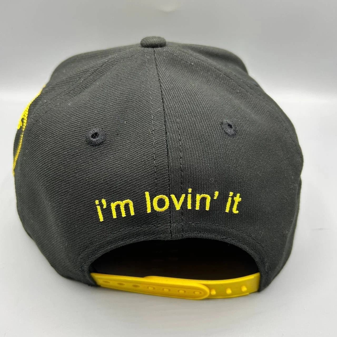 New Era Mcdonalds Hamburglar Hat Men Black Yellow Snapback Cap New Size ONE SIZE - 4 Thumbnail