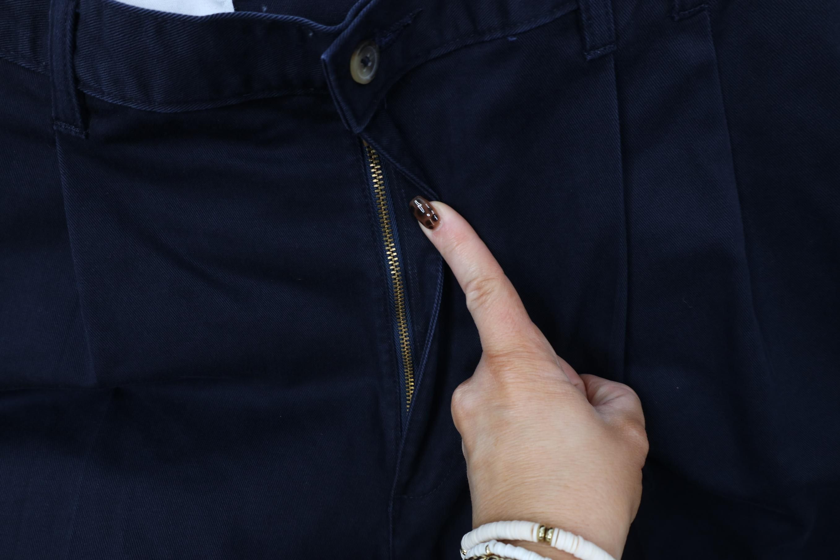 Polo Ralph Lauren Vintage 90s Chaps Ralph Lauren Wide Leg Pleated Chino Pants Size US 34 / EU 50 - 6 Thumbnail