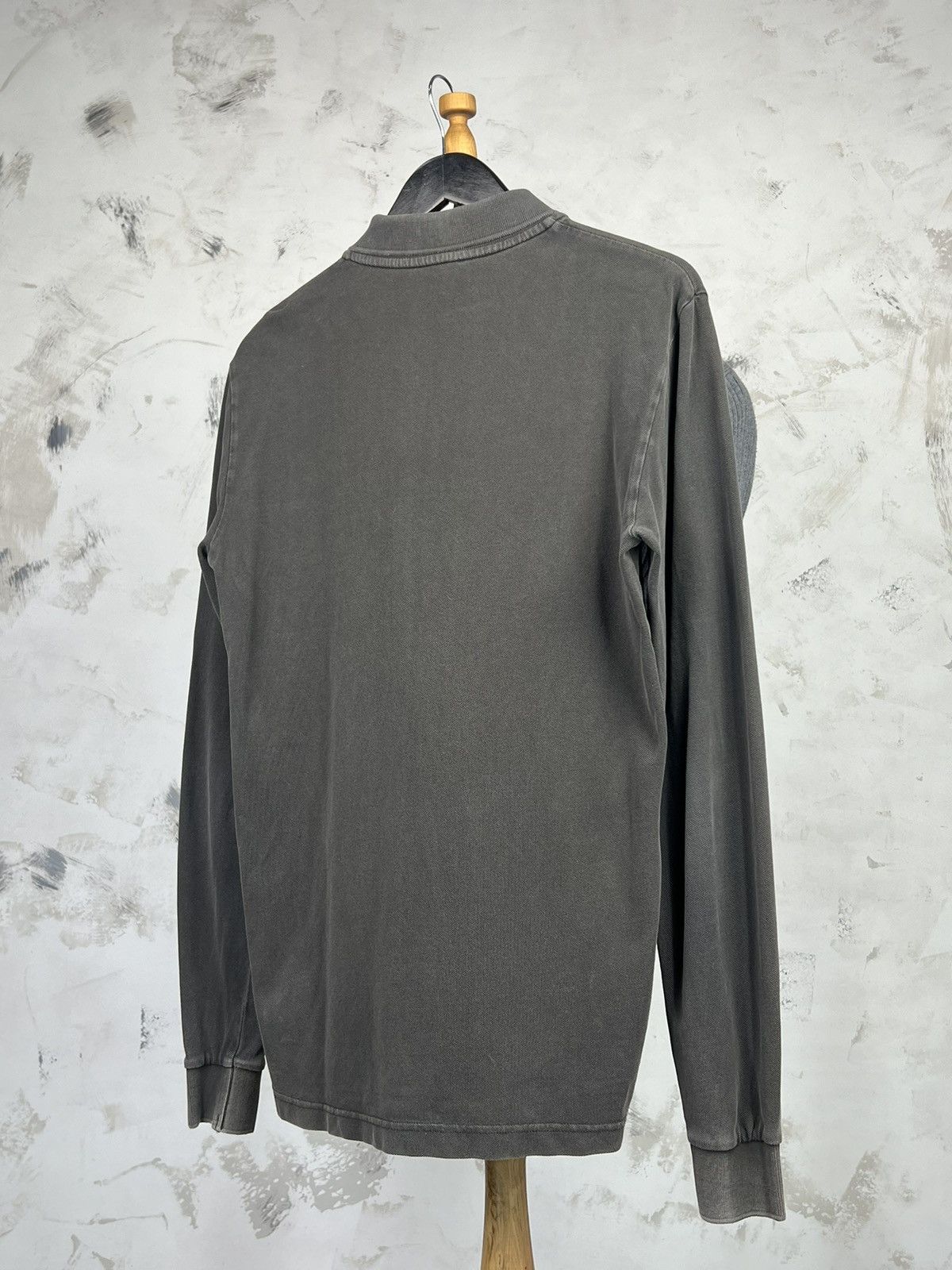 Armani Vintage EA7 Emporio Armani Long Sleeve Polo Shirt Size M - L Size US M / EU 48-50 / 2 - 4 Thumbnail