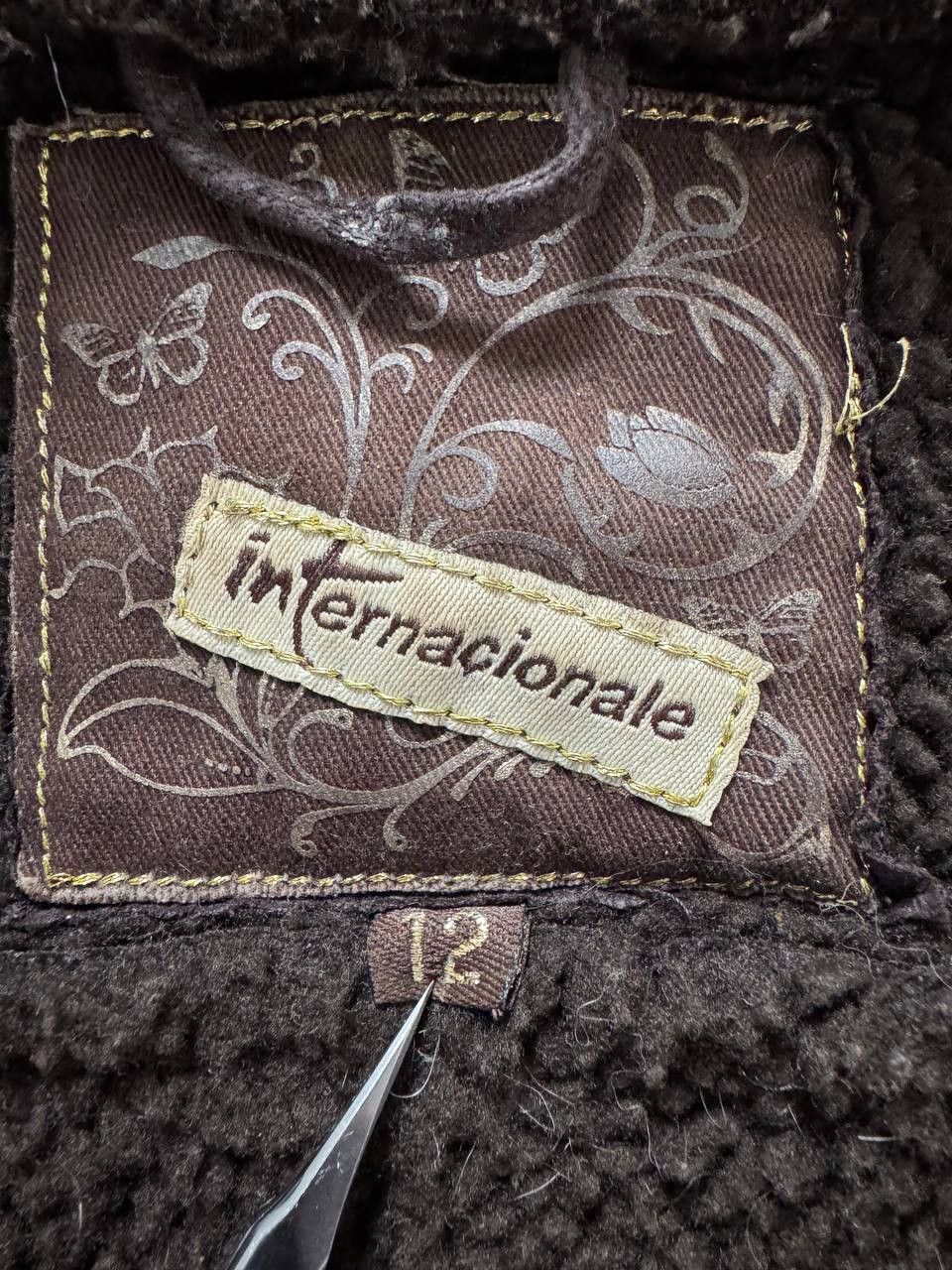 Vintage Y2K Brown Faux Shearling Hooded Toggle Jacket Distressed Size L / US 10 / IT 46 - 9 Thumbnail