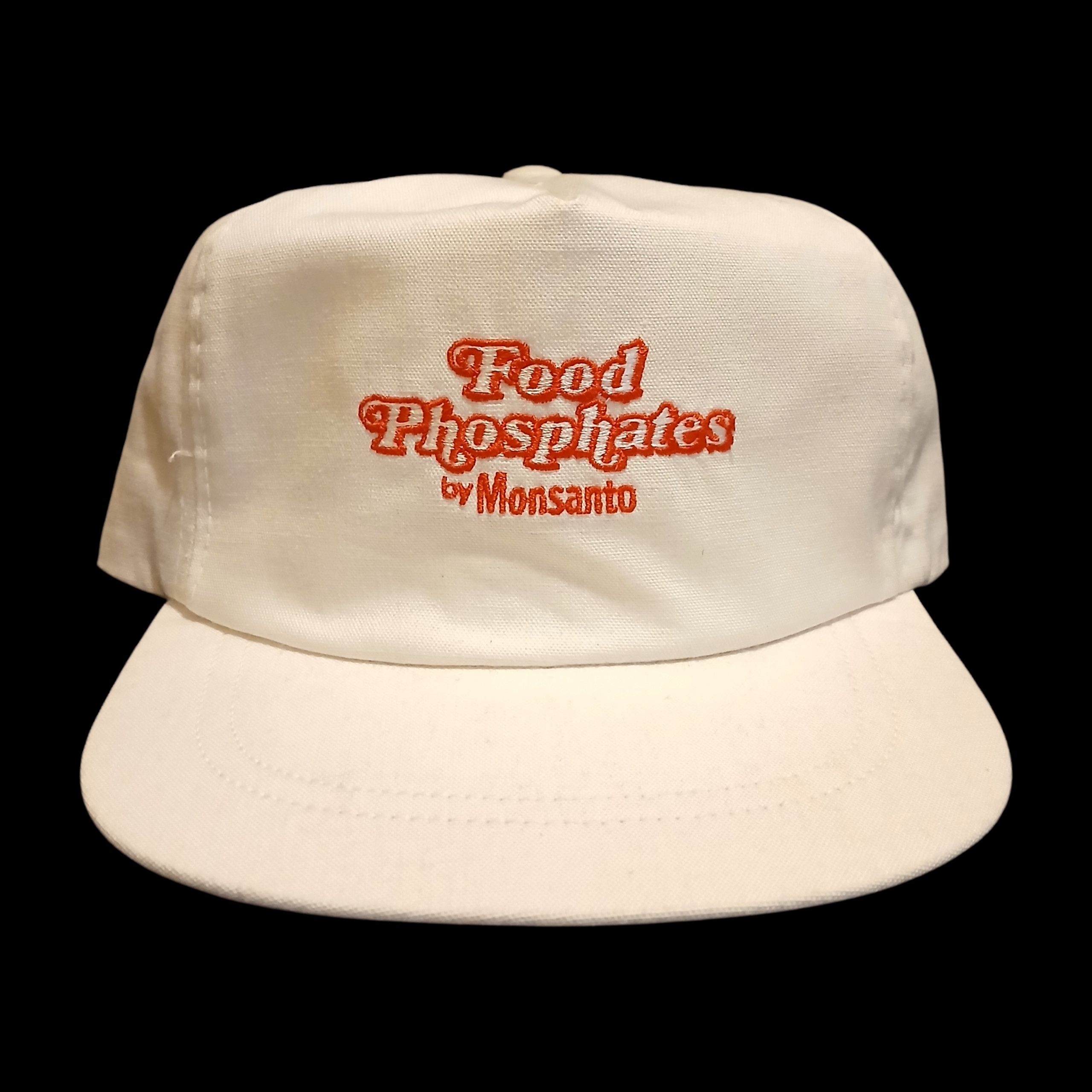 Vintage Vtg DS 70s 80s Food Phosphates Monsanto Snapback Dirtbag Hat Size ONE SIZE - 1 Thumbnail
