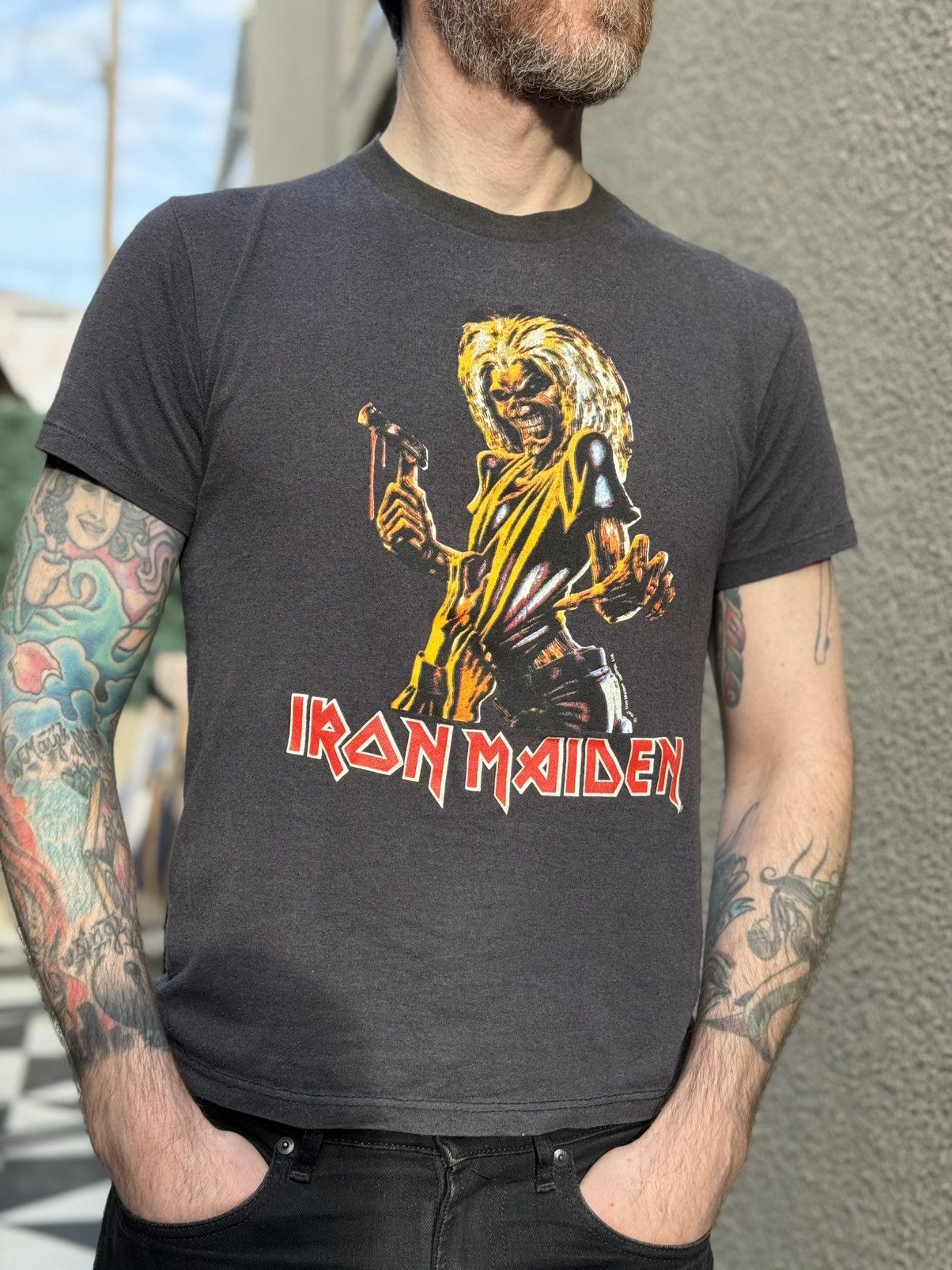 Vintage Vintage Iron Maiden Killers World Tour Tee Size US S / EU 44-46 / 1 - 3 Thumbnail