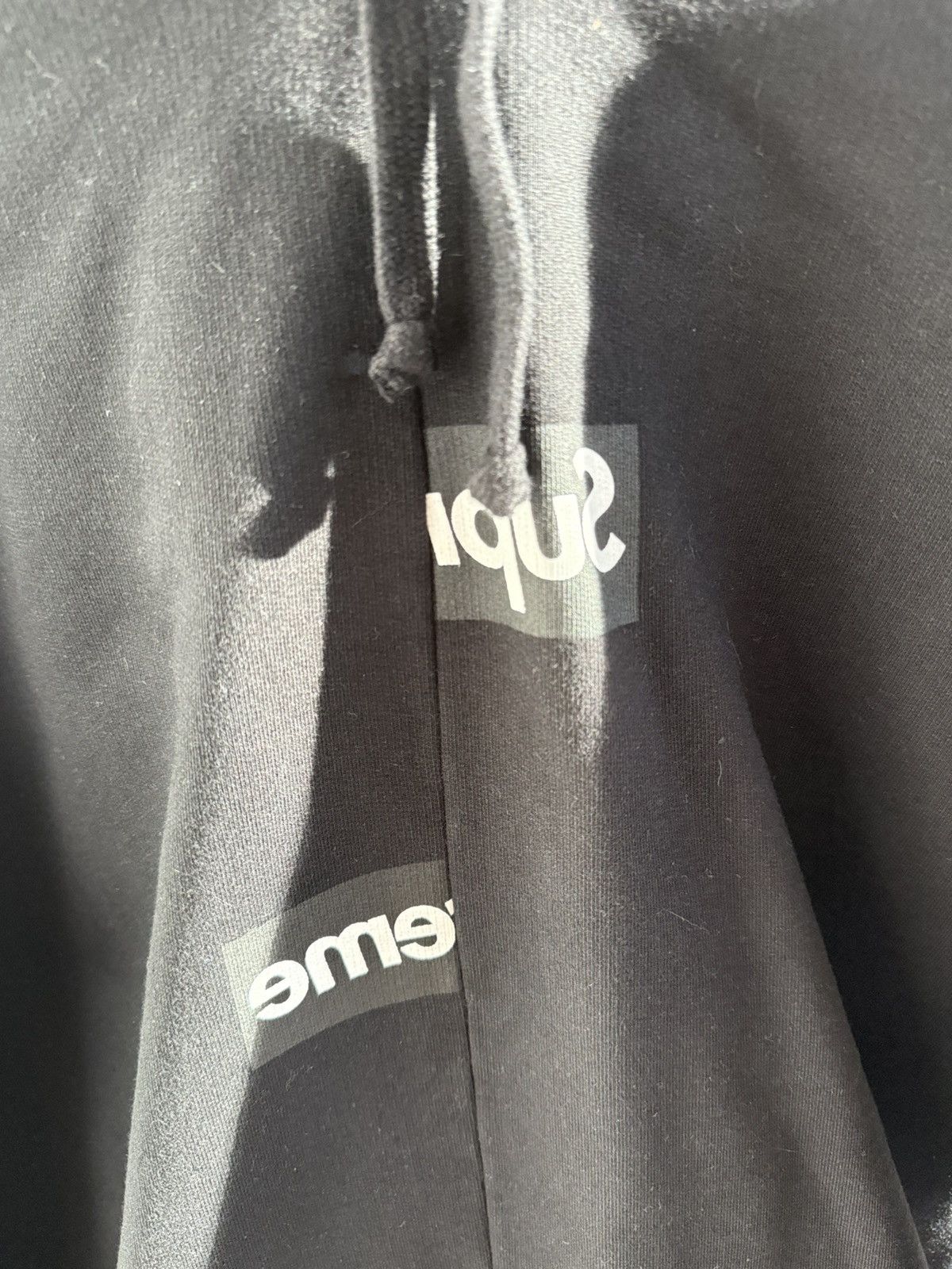 Comme des Garcons × Supreme Supreme Comme Des Garcons SHIRT Box Logo Hooded Sweatshirt Size US XL / EU 56 / 4 - 3 Thumbnail