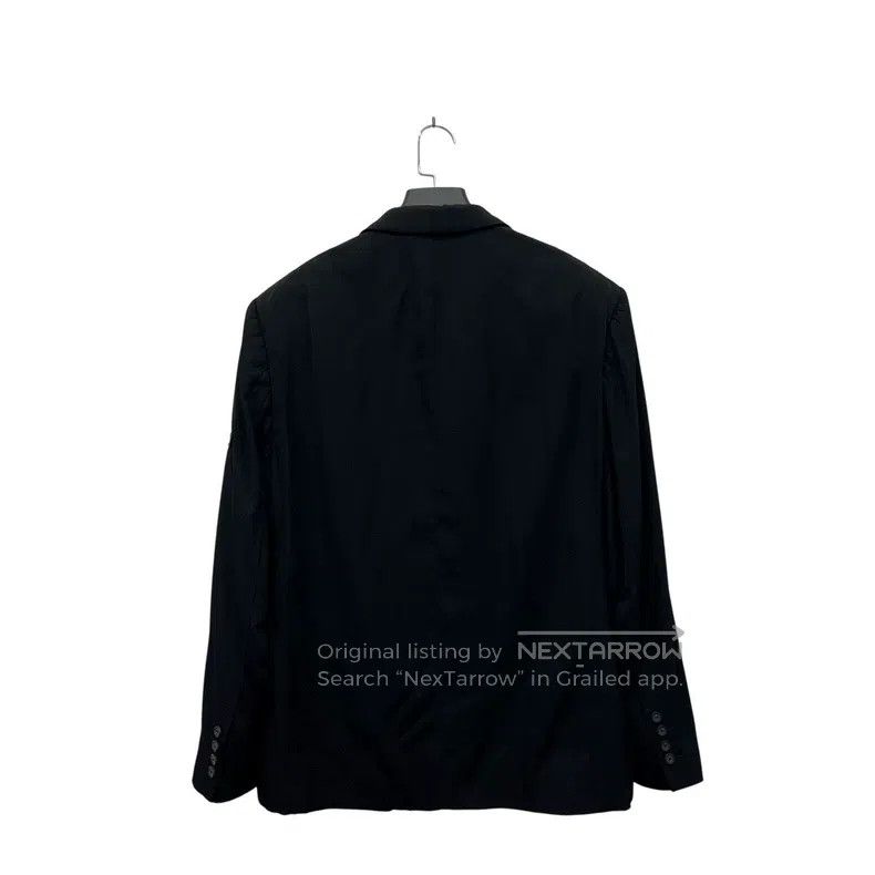 Balenciaga Balenciaga Black Sleeve Logo Blazer Size XXS / US 00 / IT 34 - 2 Thumbnail