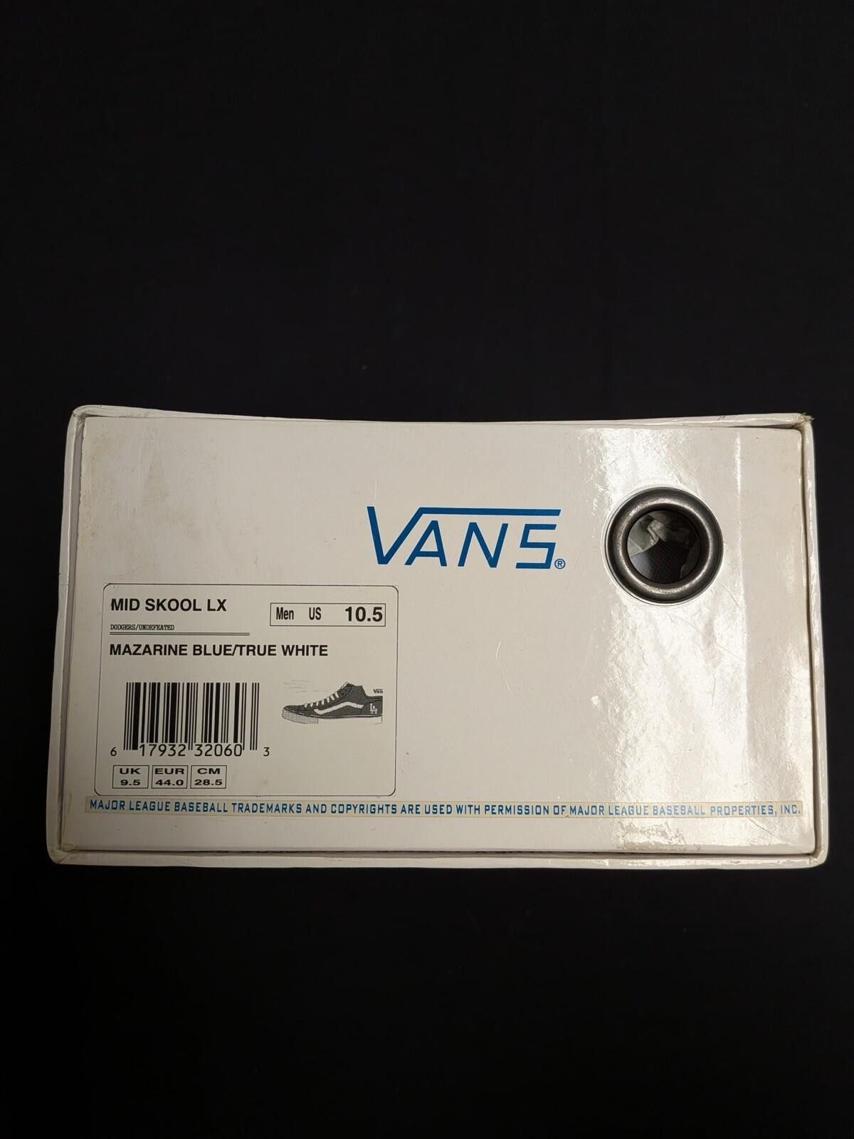 Vans Vans Vault Mid Skool LX Undefeated Los Angeles Dodgers MLB Size US 10.5 / EU 43-44 - 10 Thumbnail