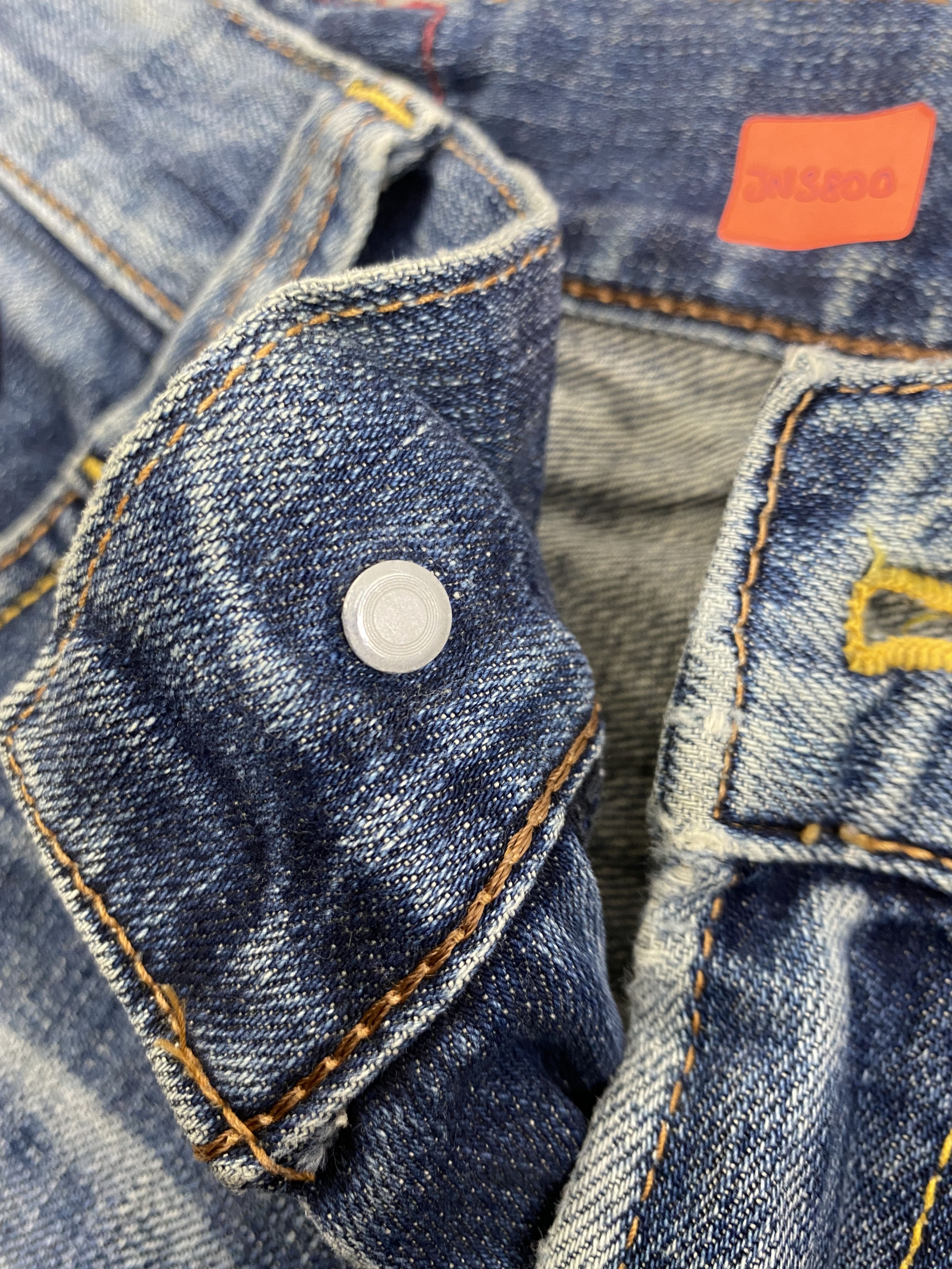 Kapital Edwin Jeans Japan 503 Blue Trip Distressed Mud Washed-JN3800 Size US 35 - 7 Thumbnail