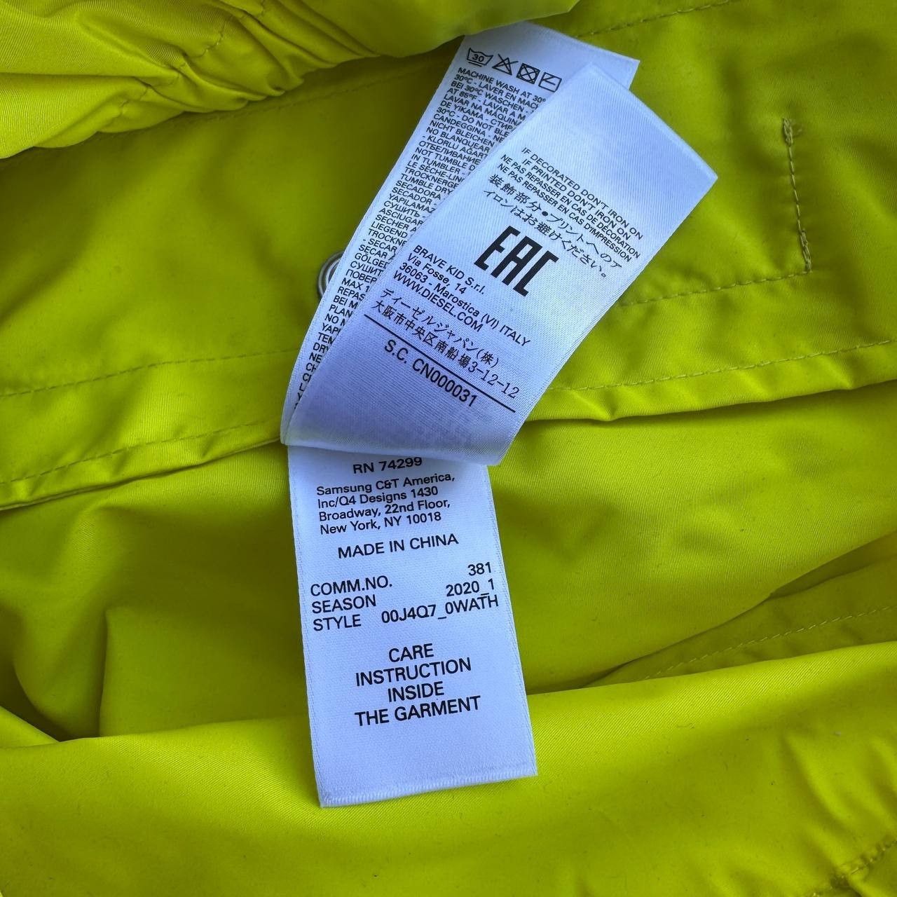 Diesel Diesel Jromanp Jacket Button Up Nylon Windbreaker Size US S / EU 44-46 / 1 - 15 Thumbnail