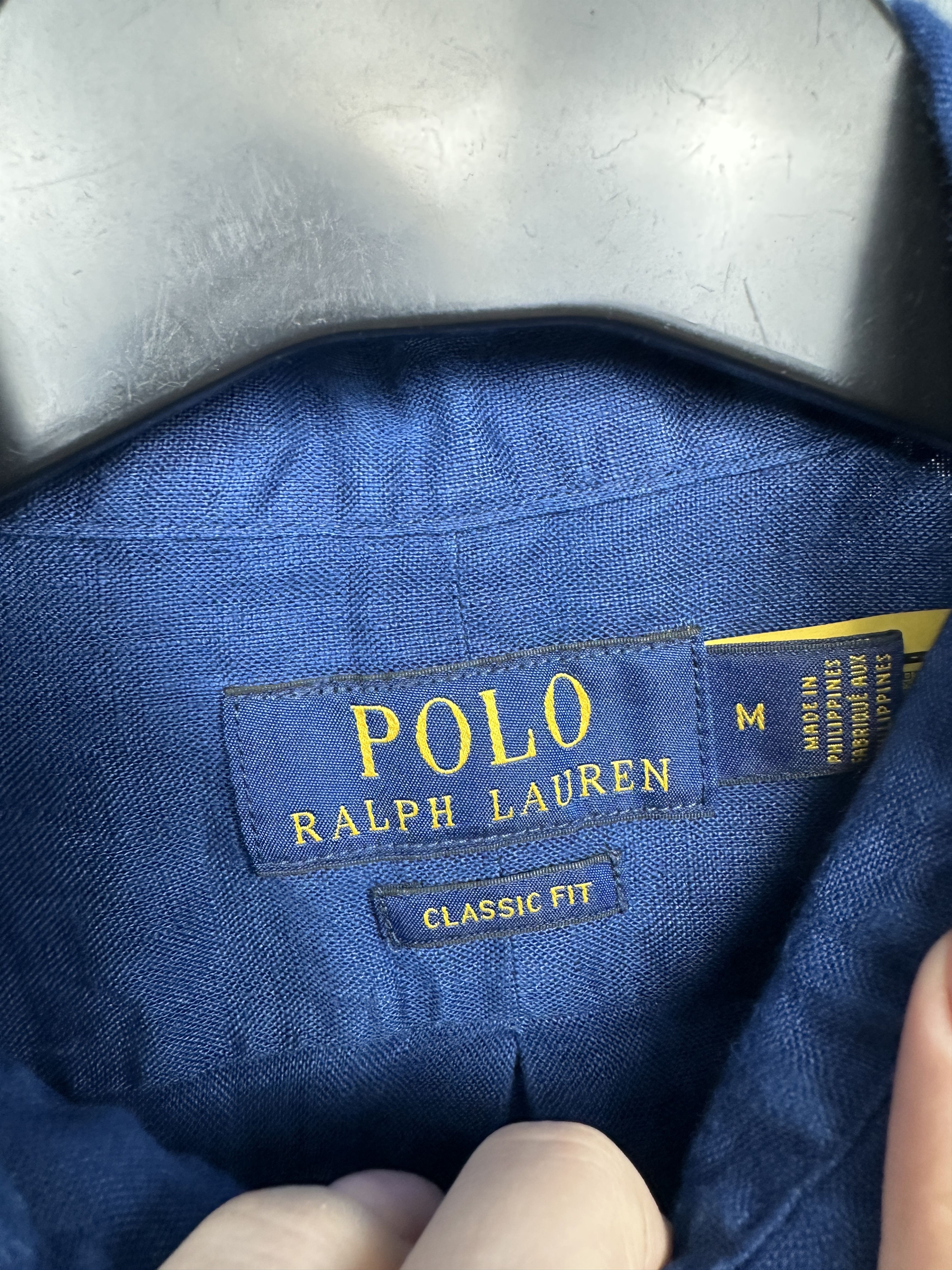 Polo Ralph Lauren Polo Ralph Lauren Mens LINEN Short Sleeve Shirt Size US M / EU 48-50 / 2 - 4 Thumbnail