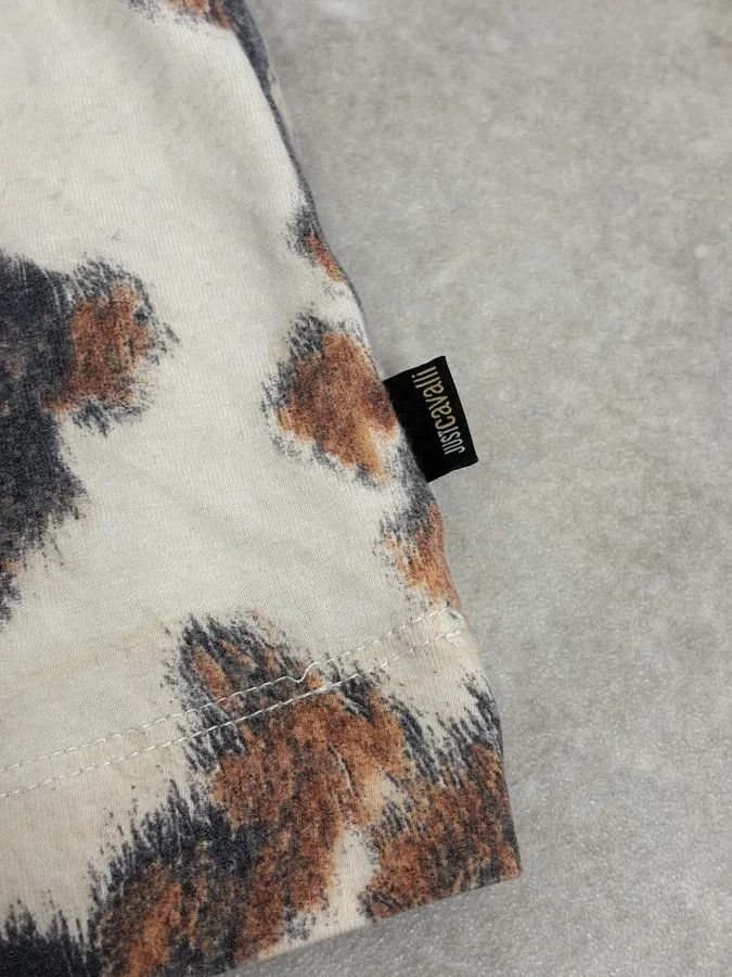 Just Cavalli SS2004 Cavalli Cow Print Movement Longsleeves Size S / US 4 / IT 40 - 9 Thumbnail