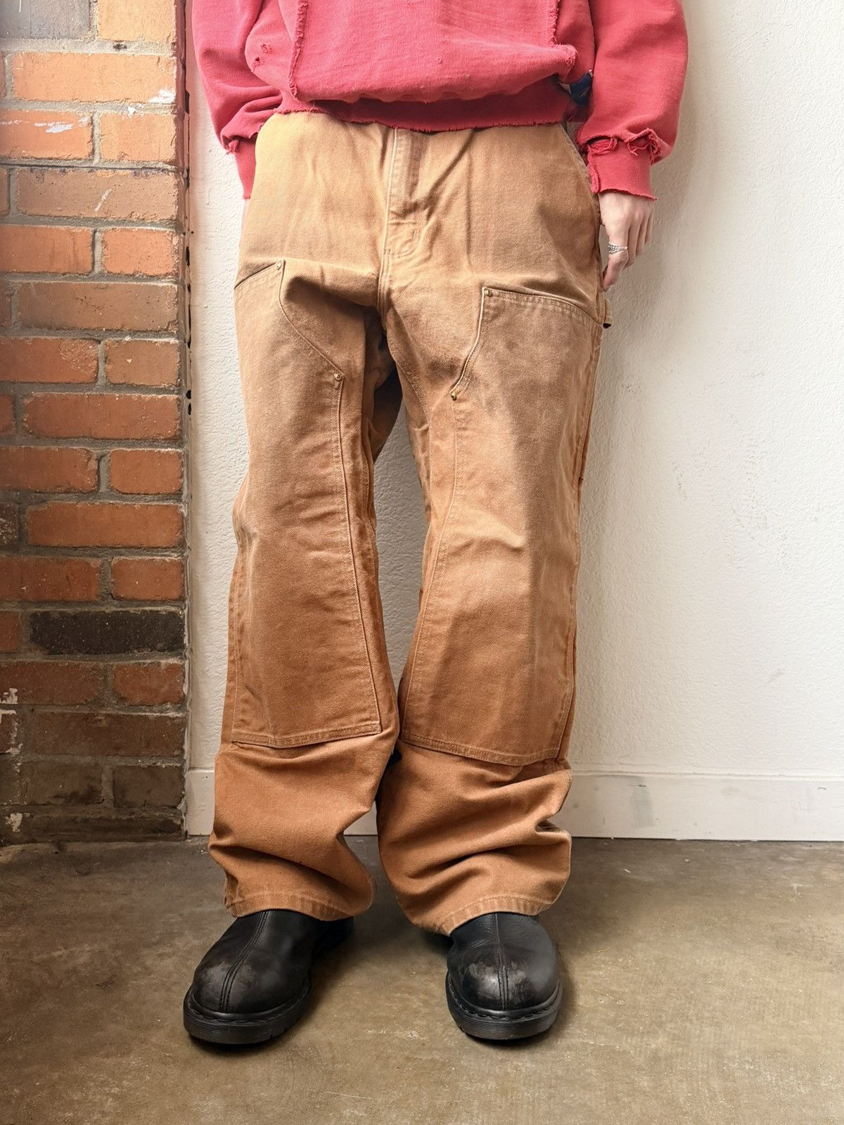 Carhartt Carhartt Thrashed And Distressed Double Knees Size US 38 / EU 54 - 1 Thumbnail