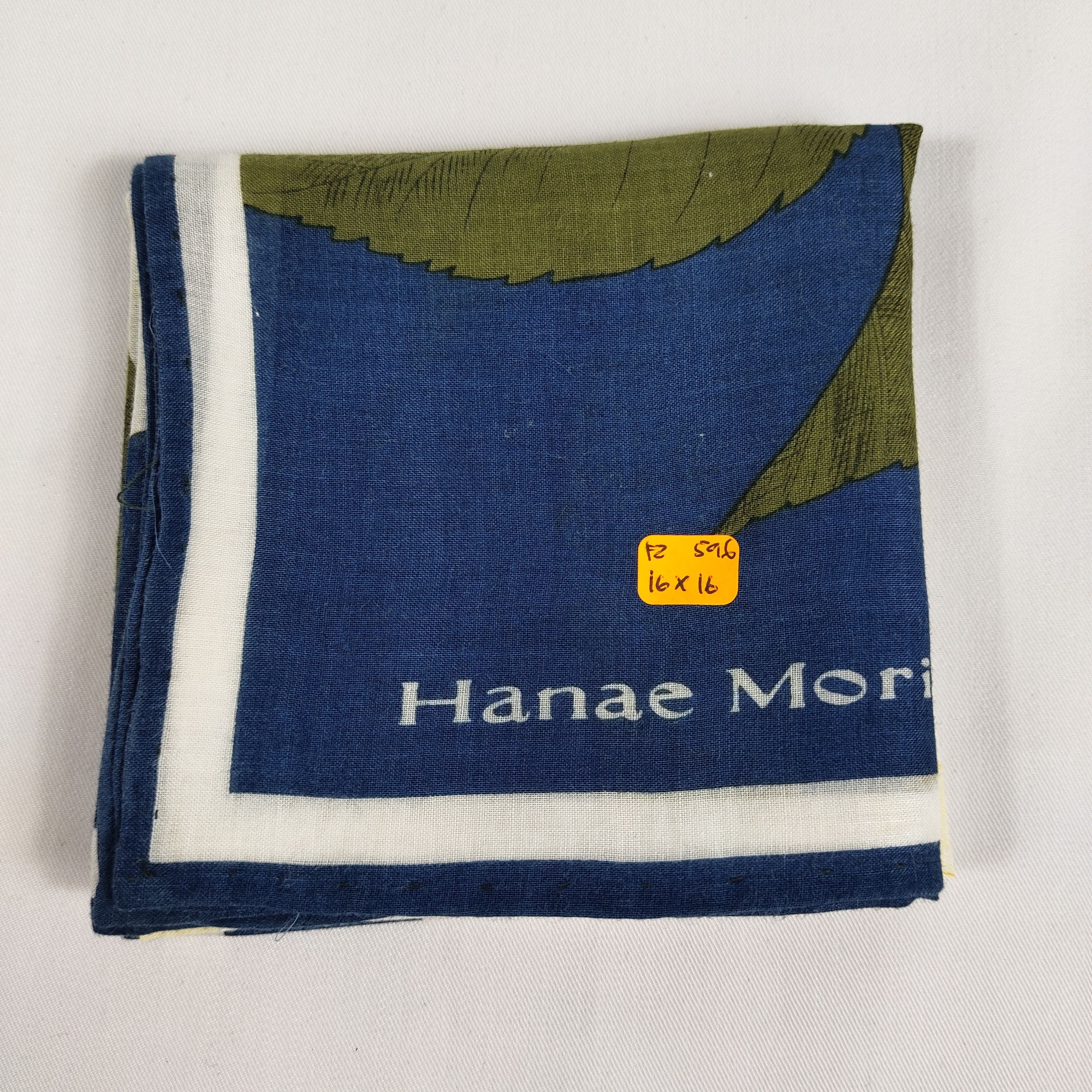Hanae Mori × Vintage Hanae Mori Handkerchief / Neckerchief / Bandana FZ596 Size ONE SIZE - 2 Thumbnail