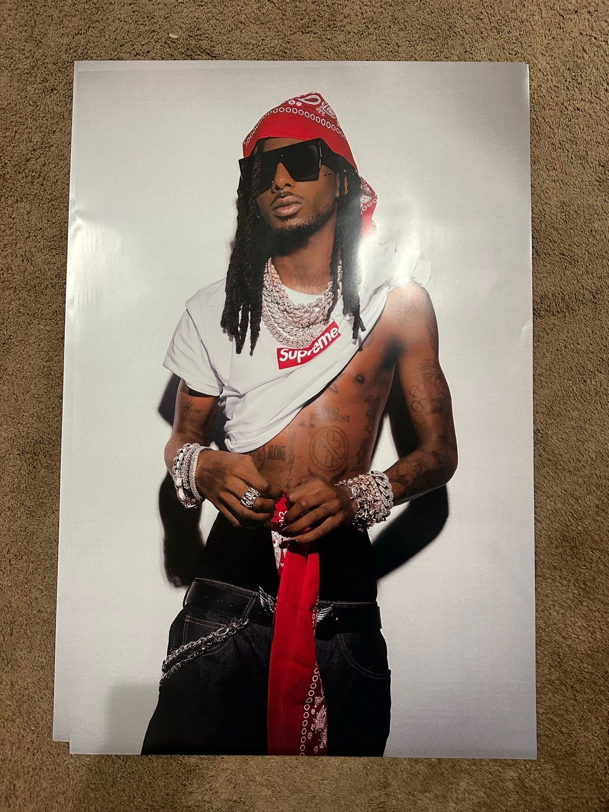 Supreme Playboi Carti Original Supreme FW25 Poster | Grailed