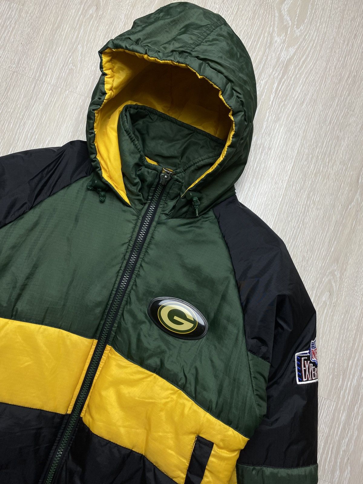 NFL Vintage 90s Pro Player Green Bay Packers Puffer Jacket NFL Size US L / EU 52-54 / 3 - 2 Thumbnail