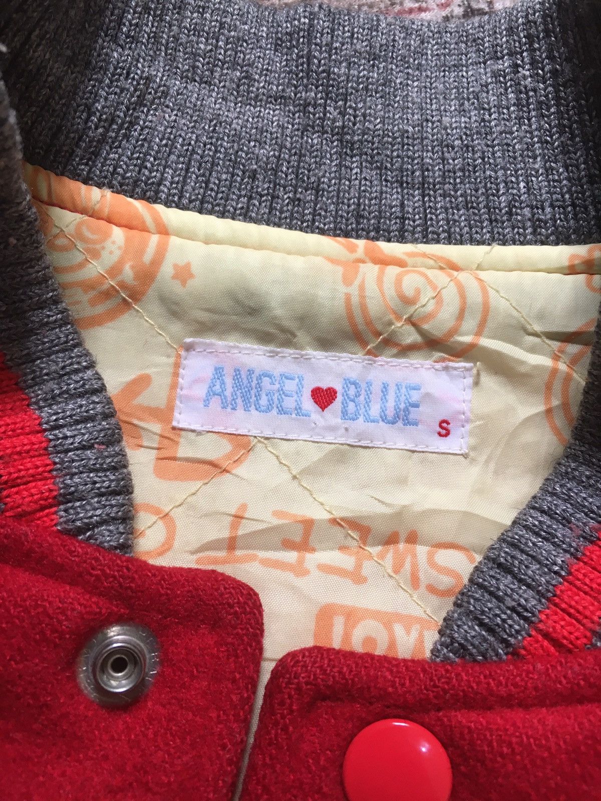 Hysteric Glamour Vintage Wool Angel Blue i love angels Varsity Size S / US 4 / IT 40 - 7 Thumbnail
