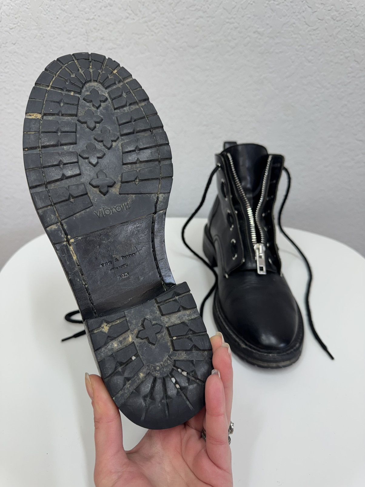 Rag & Bone Vintage Guidi Style AS 98 Leather Boots Italy Design Poell Size US 7 / EU 40 - 10 Thumbnail