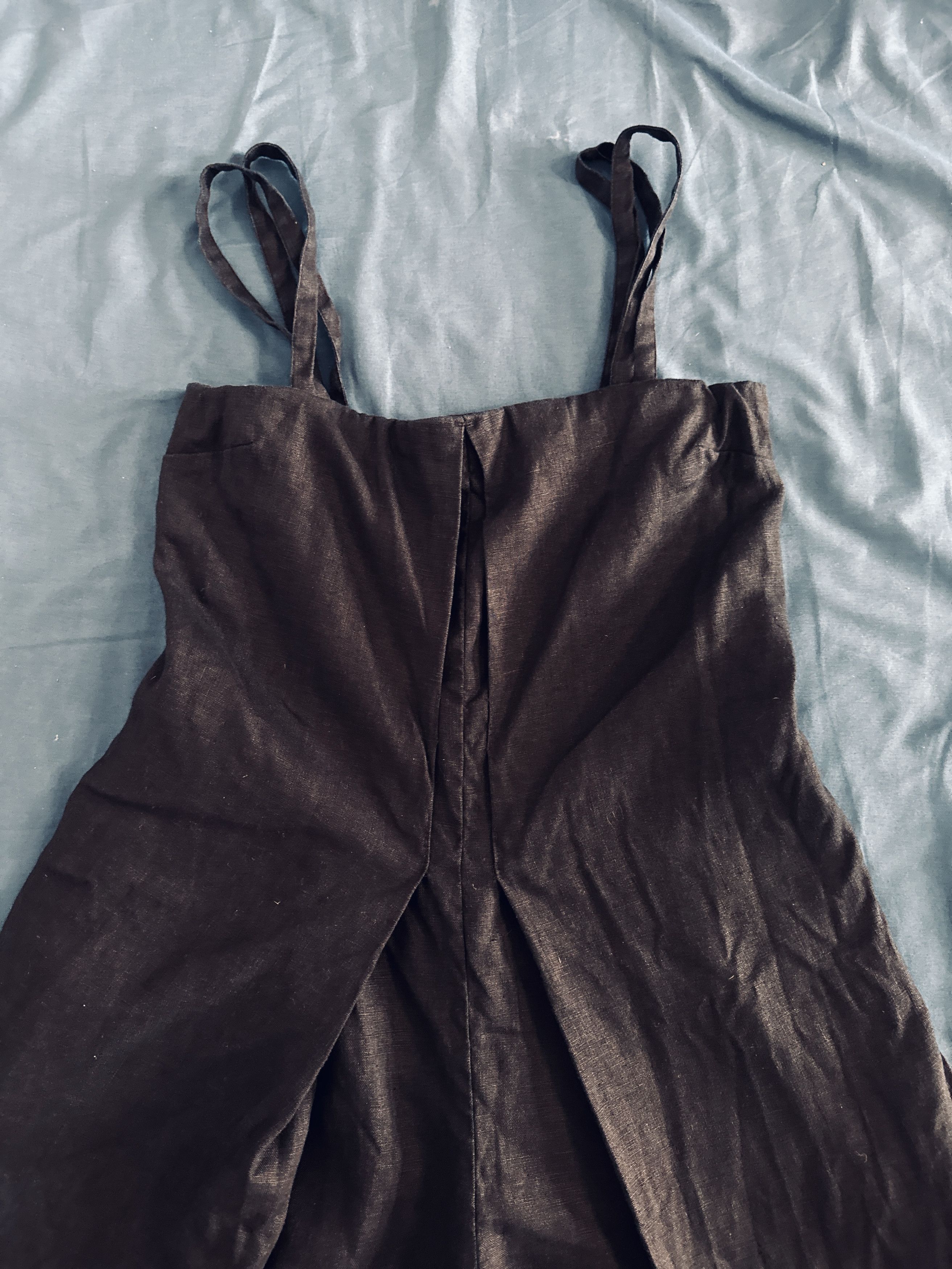Massimo Dutti Massimo Dutti Black linen jumpsuit Size 32" / US 10 / IT 46 - 5 Thumbnail