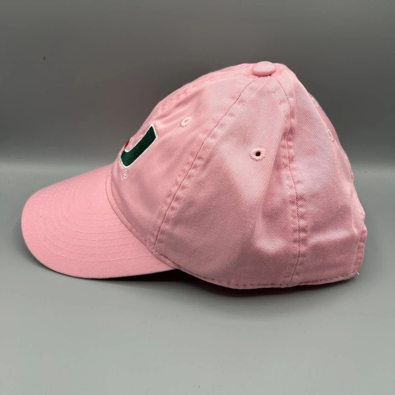 Adidas Miami Hurricanes Hat Women Embroidered Strap Back Cotton Size ONE SIZE - 7 Thumbnail