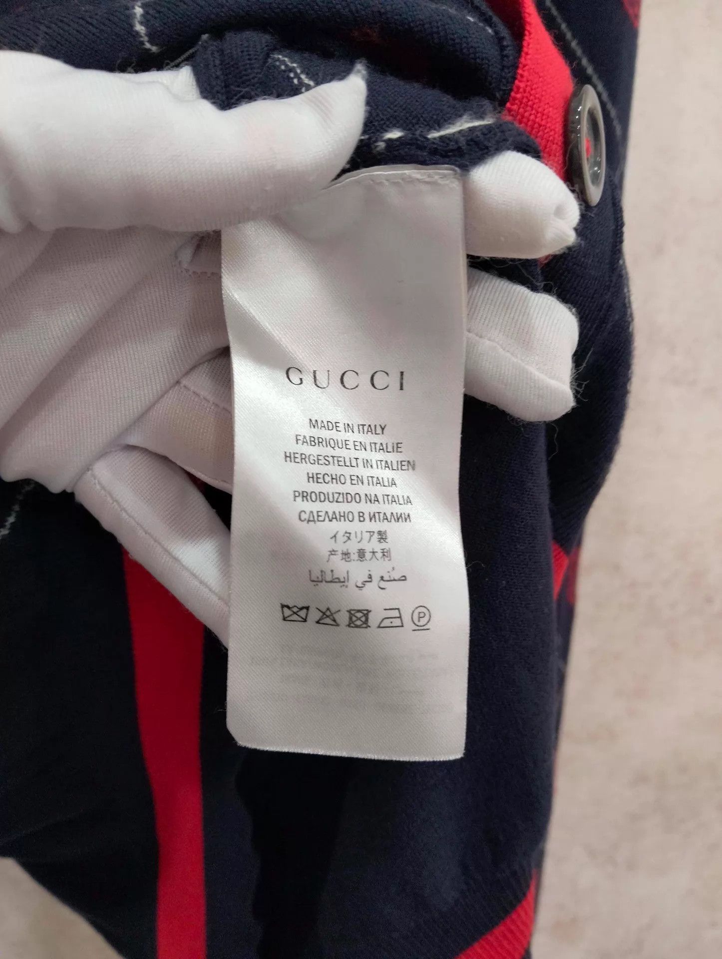 Gucci GUCCI animal print V-neck long sleeve knit sweater XL Size US XL / EU 56 / 4 - 5 Thumbnail