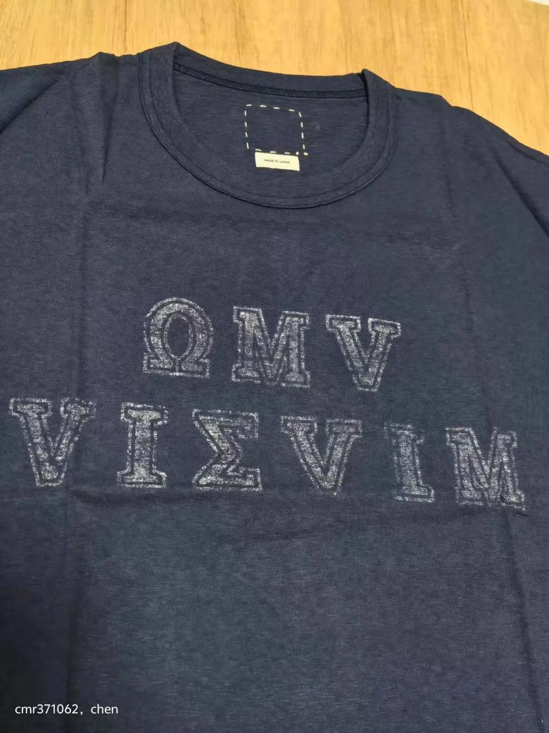 Visvim visvim 22SS JUMBO TEE ALUMNI white 3-4, navy 2 Size US L / EU 52-54 / 3 - 5 Thumbnail