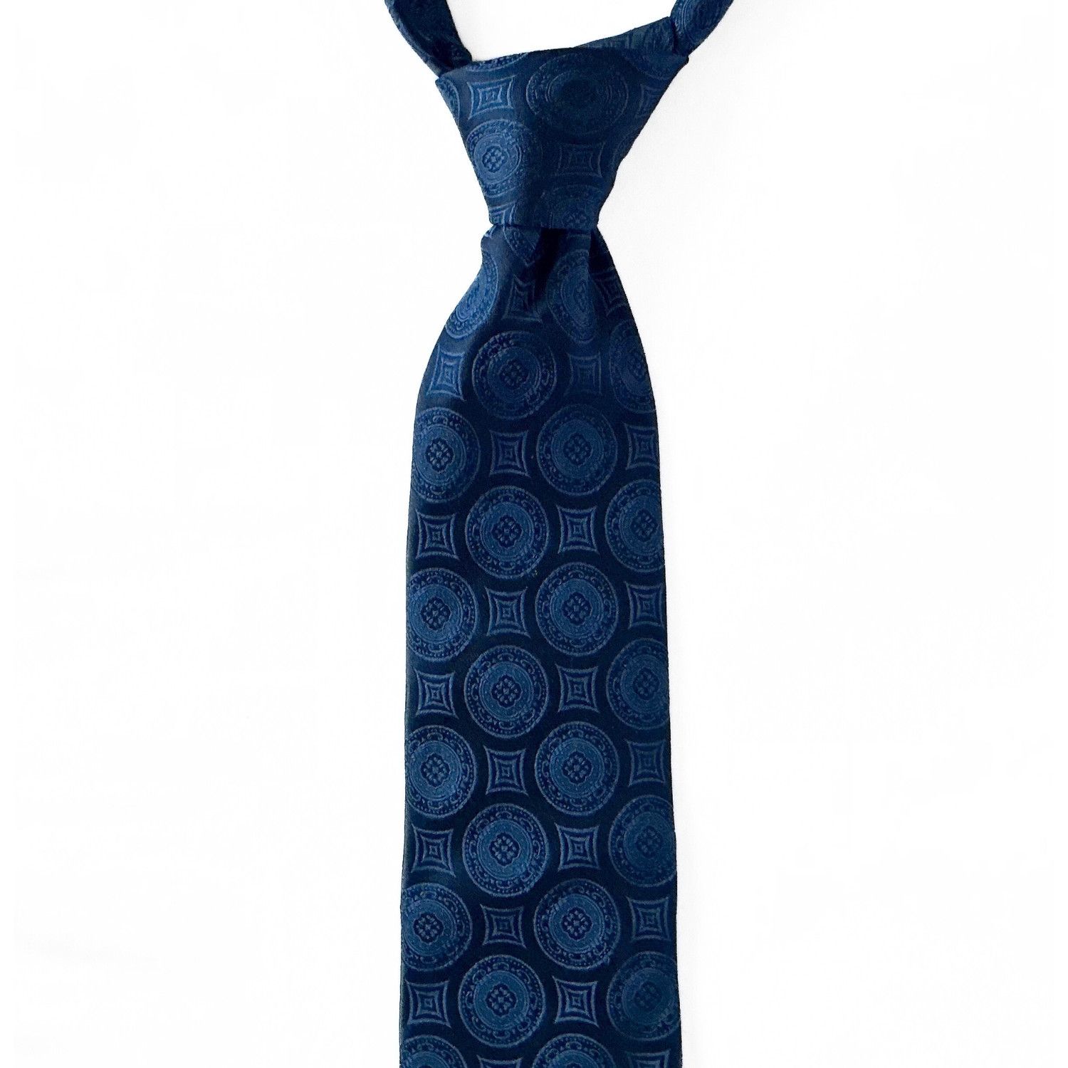 CANALI 1934 Blue Floral Patterned Tie 3.75