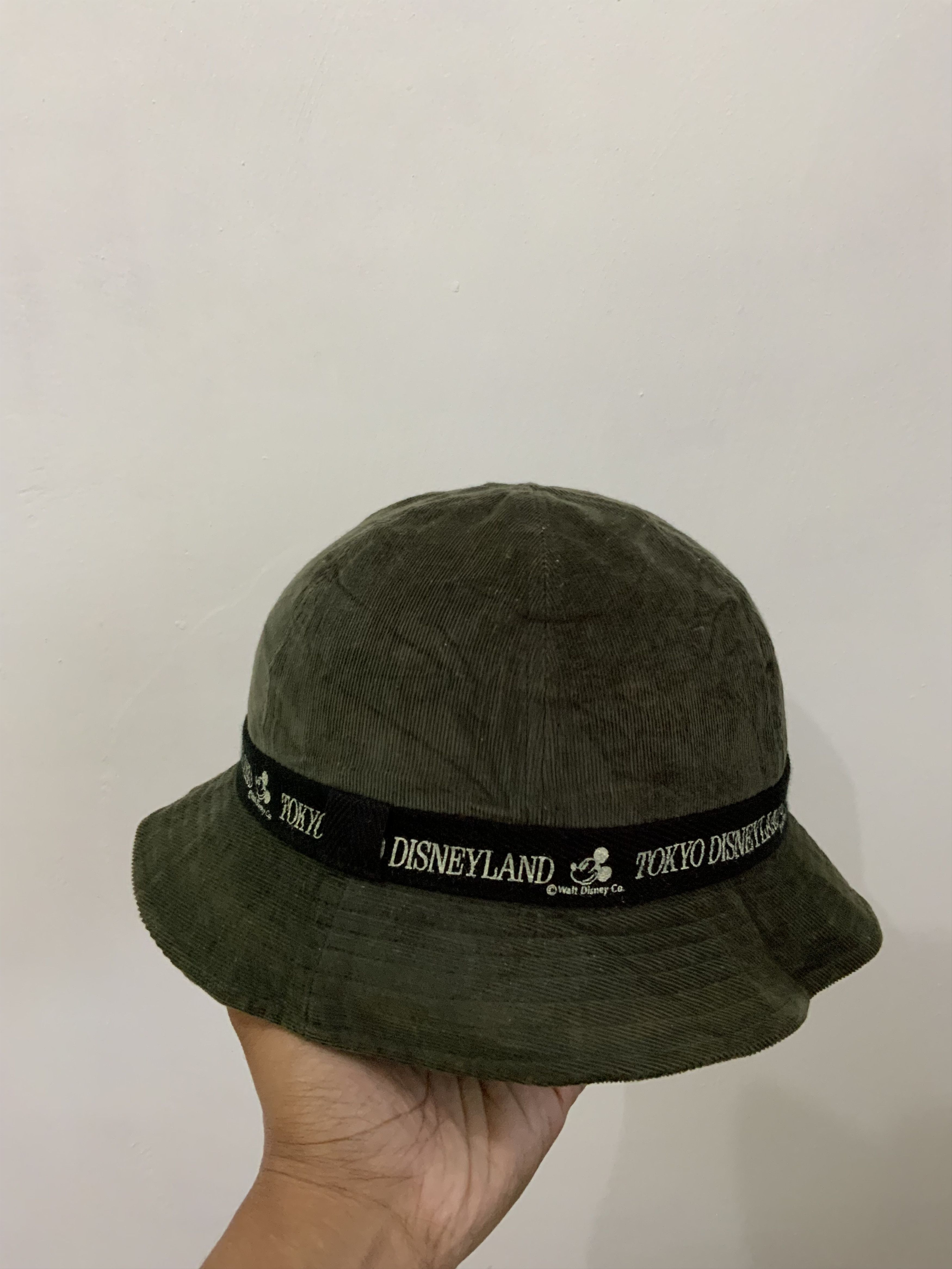 Disney Tokyo Disneyland Corduroy Green Hat Size ONE SIZE - 5 Thumbnail