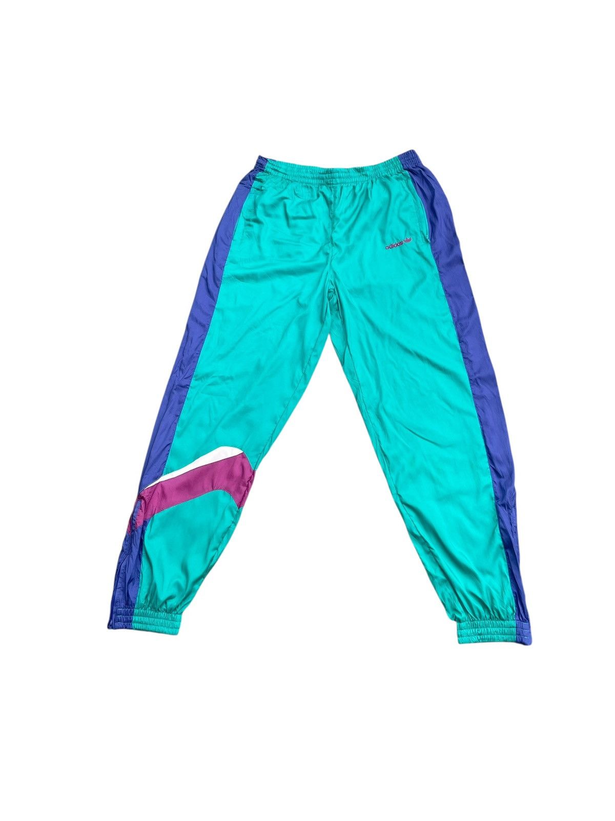 Adidas × Vintage Vintage Adidas Trefoil Track Bottom Size US 36 / EU 52 - 1 Thumbnail