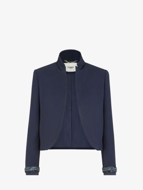 Fendi o1s1wg110225 Jacket in Blue Size S / US 4 / IT 40 - 1 Preview