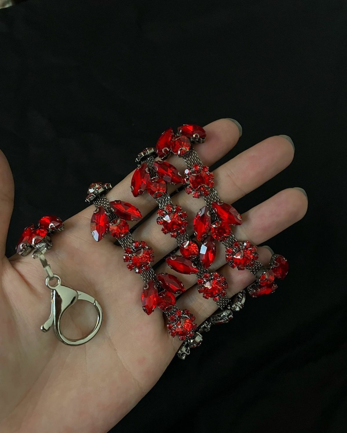 Japanese Brand × Jewelry Y2K Vibe Gem-Studded Pants Chain Size ONE SIZE - 2 Thumbnail