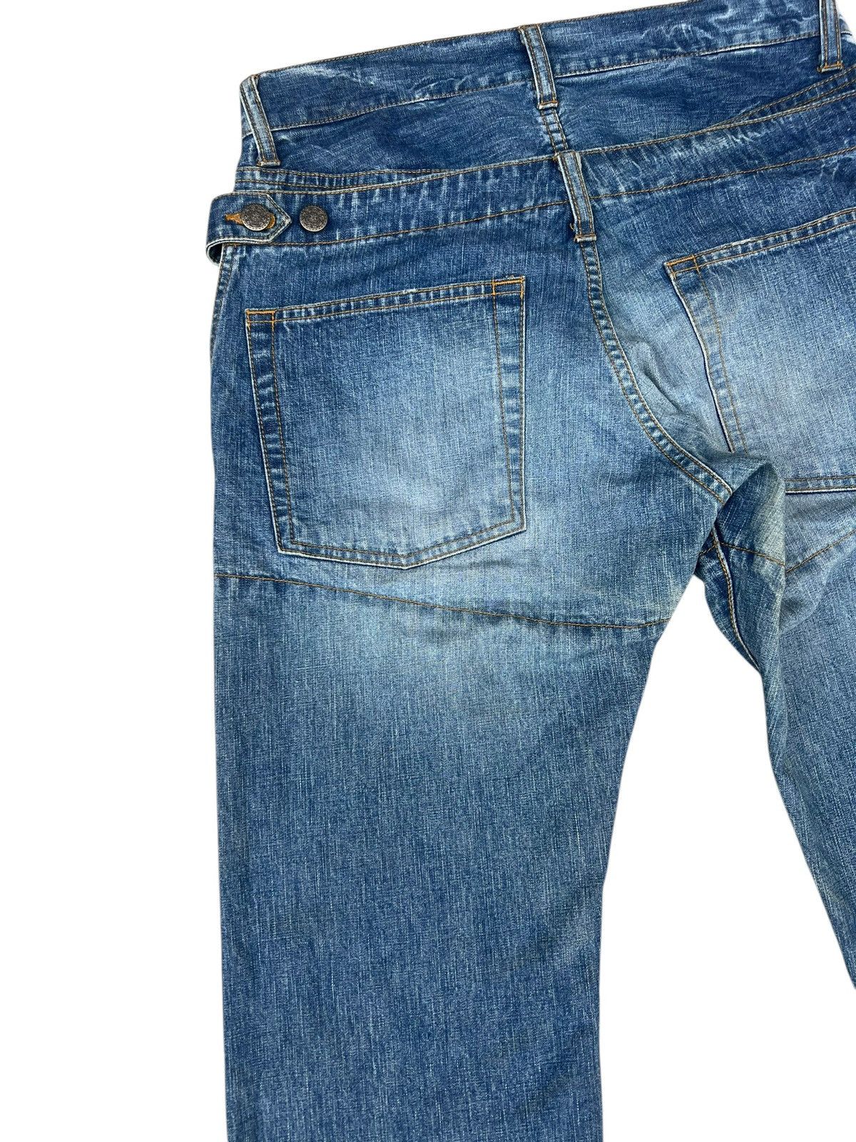 CABANE de ZUCCa Vintage Cabane de Zucca Faded Denim Double Waist Jeans Size US 30 / EU 46 - 12 Thumbnail
