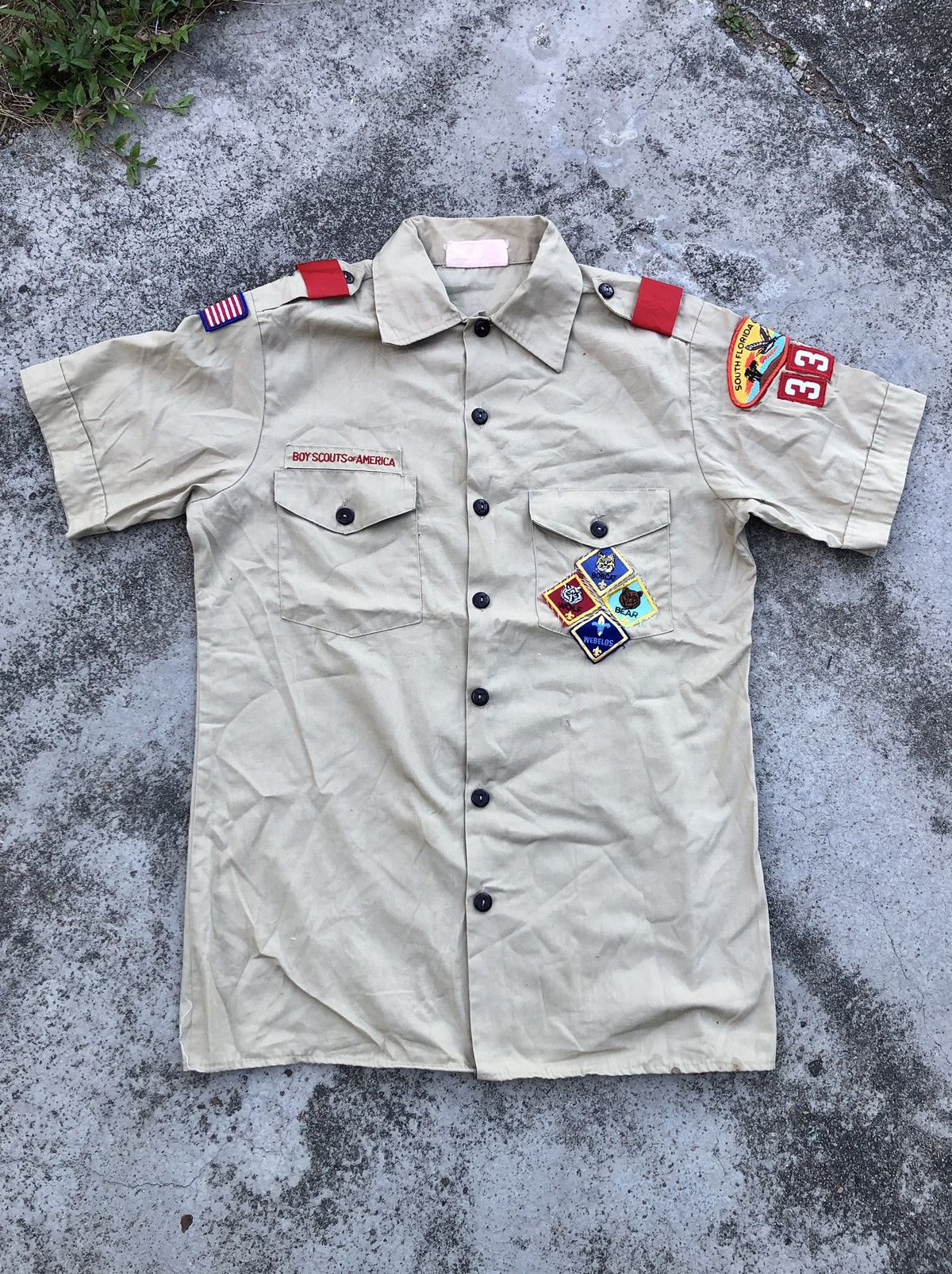 Vintage VINTAGE BOY SCOUTS OF AMERICA BUTTON UP Size US S / EU 44-46 / 1 - 1 Thumbnail
