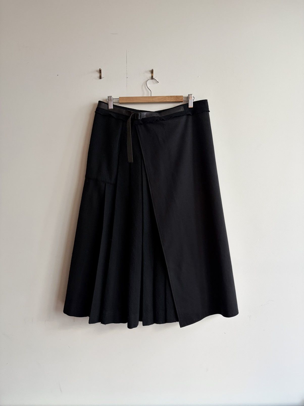 Yohji Yamamoto Yohji Yamamoto Pour Homme Switching Wrap Skirt Size US 34 / EU 50 - 6 Thumbnail