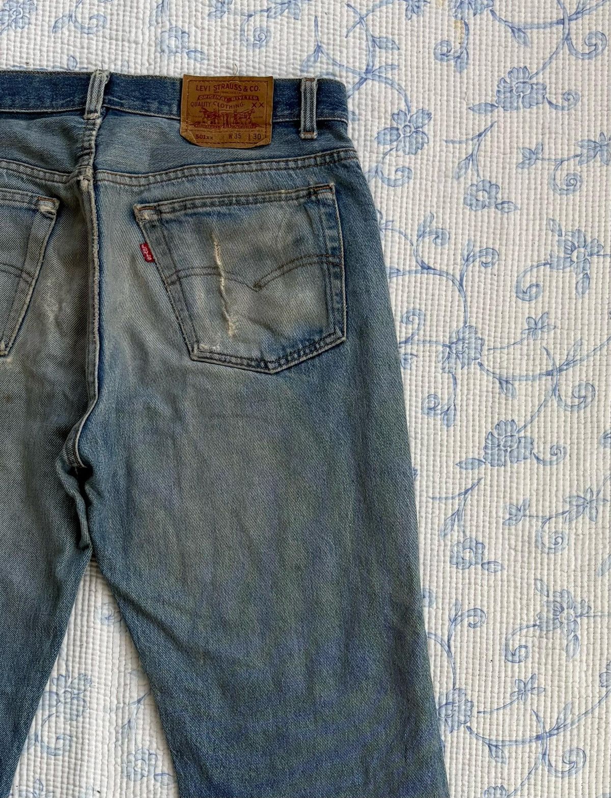 Levi's × Levi's Vintage Clothing Vintage Levi's 501 Distressed Denim Pant Made in USA Size US 34 / EU 50 - 12 Thumbnail