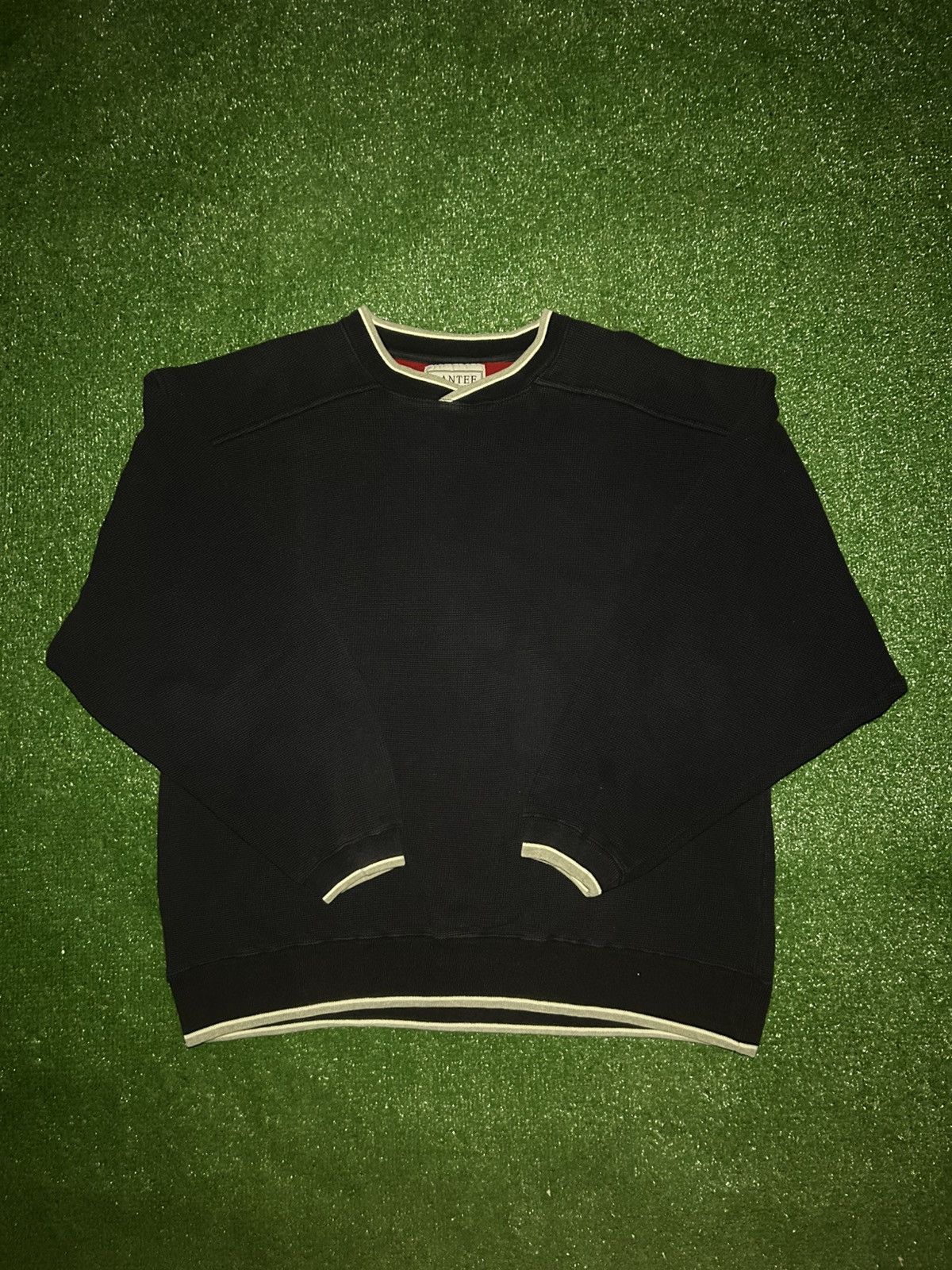 Vintage Knitted Crewneck Sweater Size US L / EU 52-54 / 3 - 1 Thumbnail