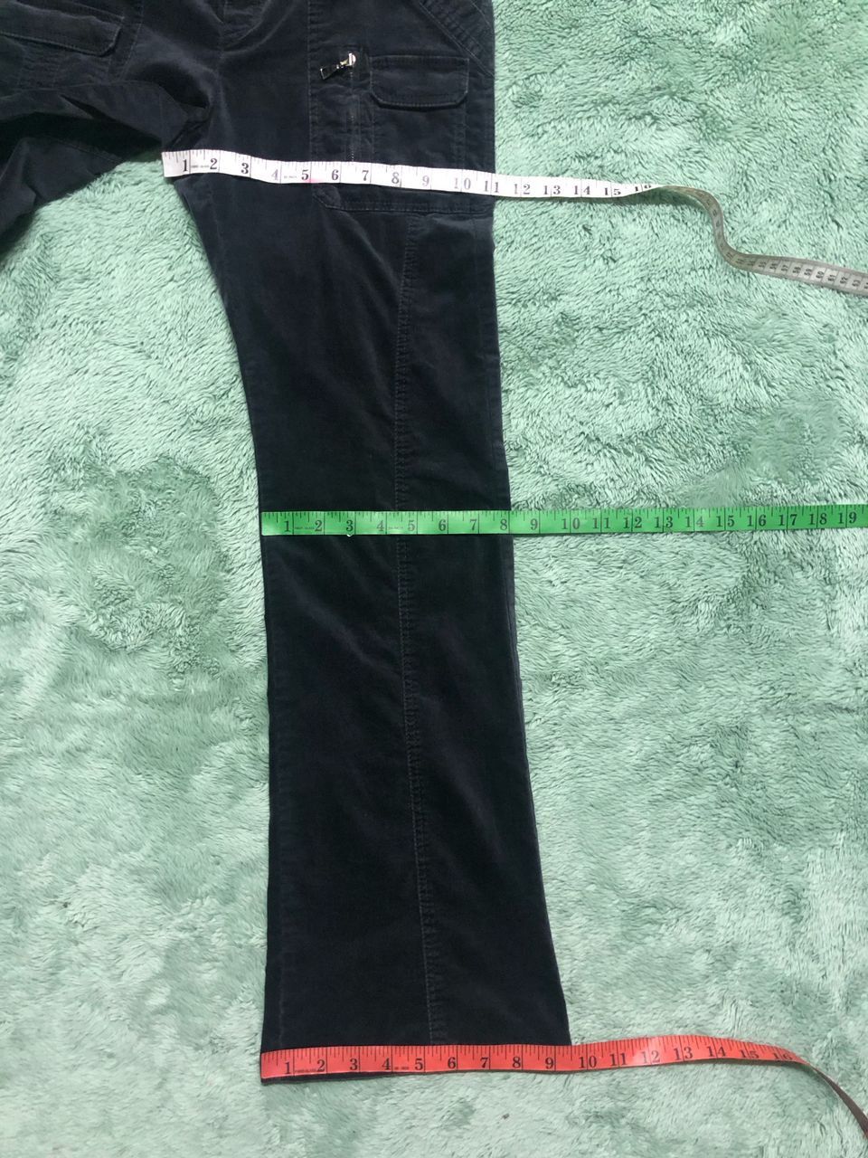 If Six Was Nine JAPANESE BRAND PASSIŌNE VELVET BUSH PANTS NICE DESIGN Size 29" - 18 Thumbnail