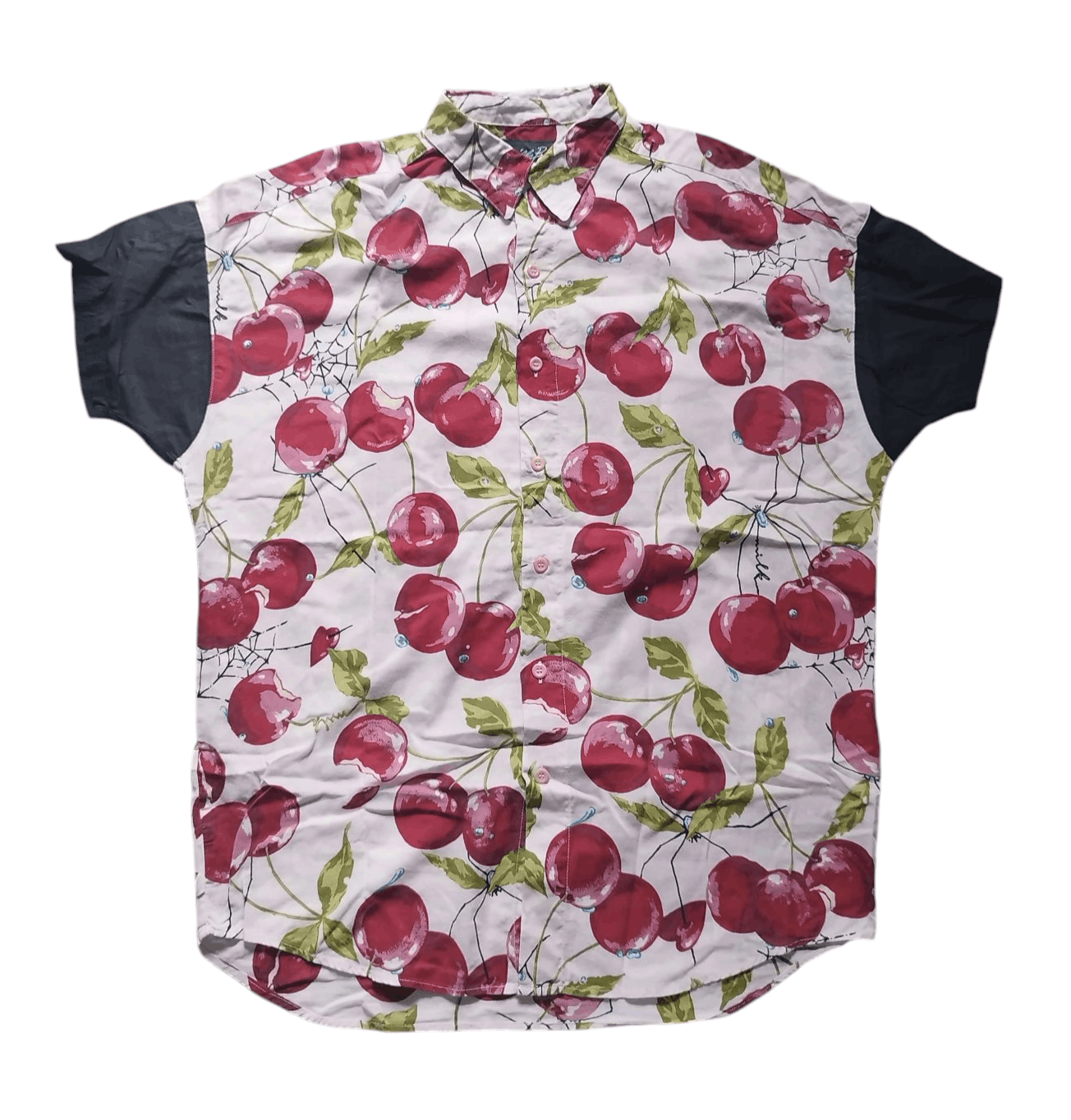 If Six Was Nine × Japanese Brand × Yasuyuki Ishii Milkboy taran cherry shirt Size US M / EU 48-50 / 2 - 1 Thumbnail