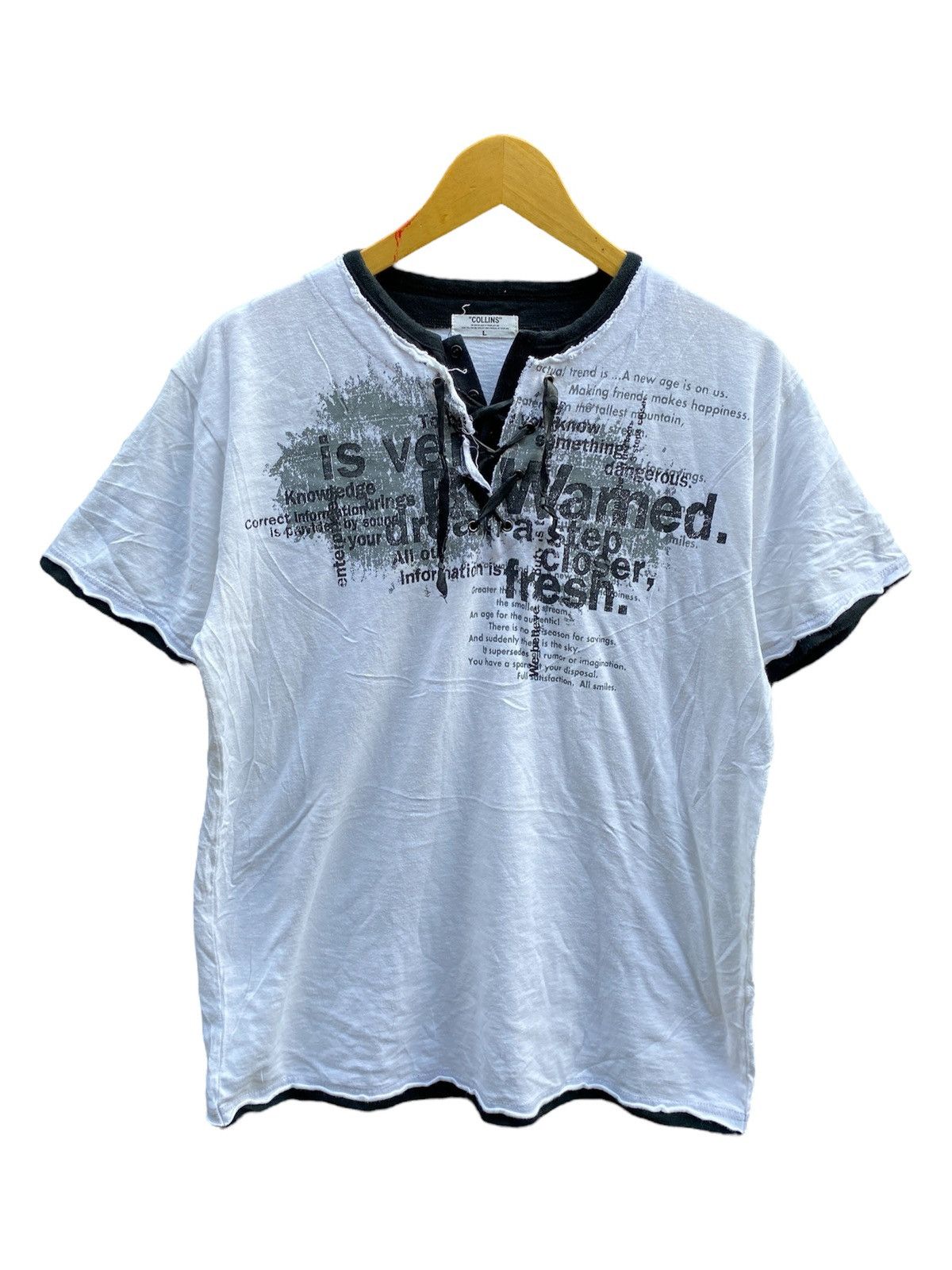 Hysteric Glamour Collin Poem Double Layer punk Vkei ifsixwasnine lgb kmrii Size US L / EU 52-54 / 3 - 1 Thumbnail