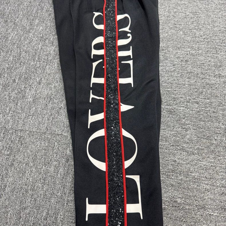 Amiri Amiri size L black glitter lovers sweatpants Size US 36 / EU 52 - 6 Thumbnail
