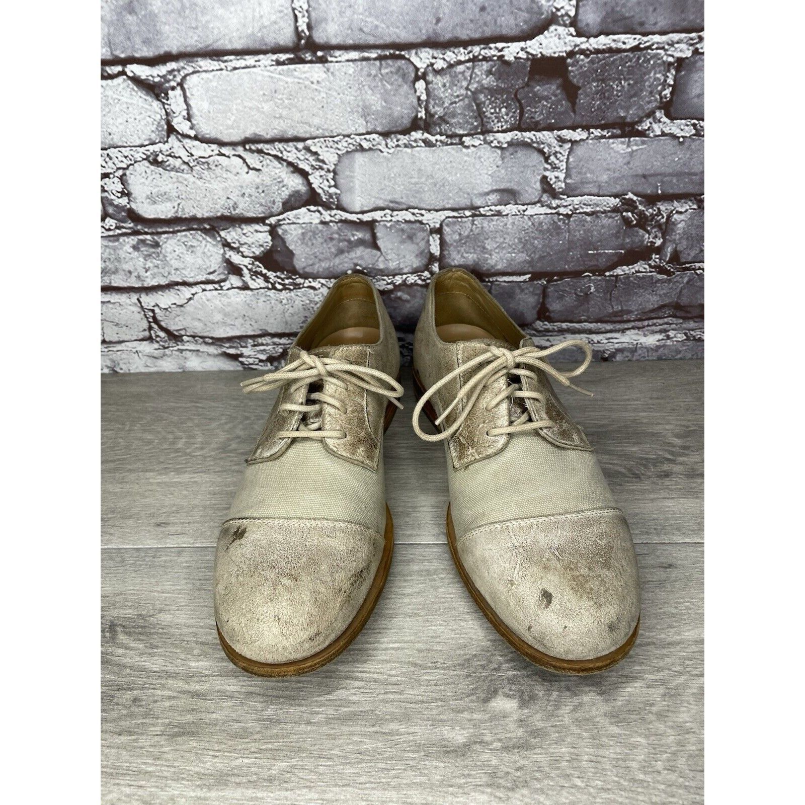 Rockport Rockport Adiprene Light Taupe Leather Cap Toe Oxfords Lace S Size US 8.5 / EU 41-42 - 14 Thumbnail